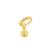 Baptismal ring guardian angel