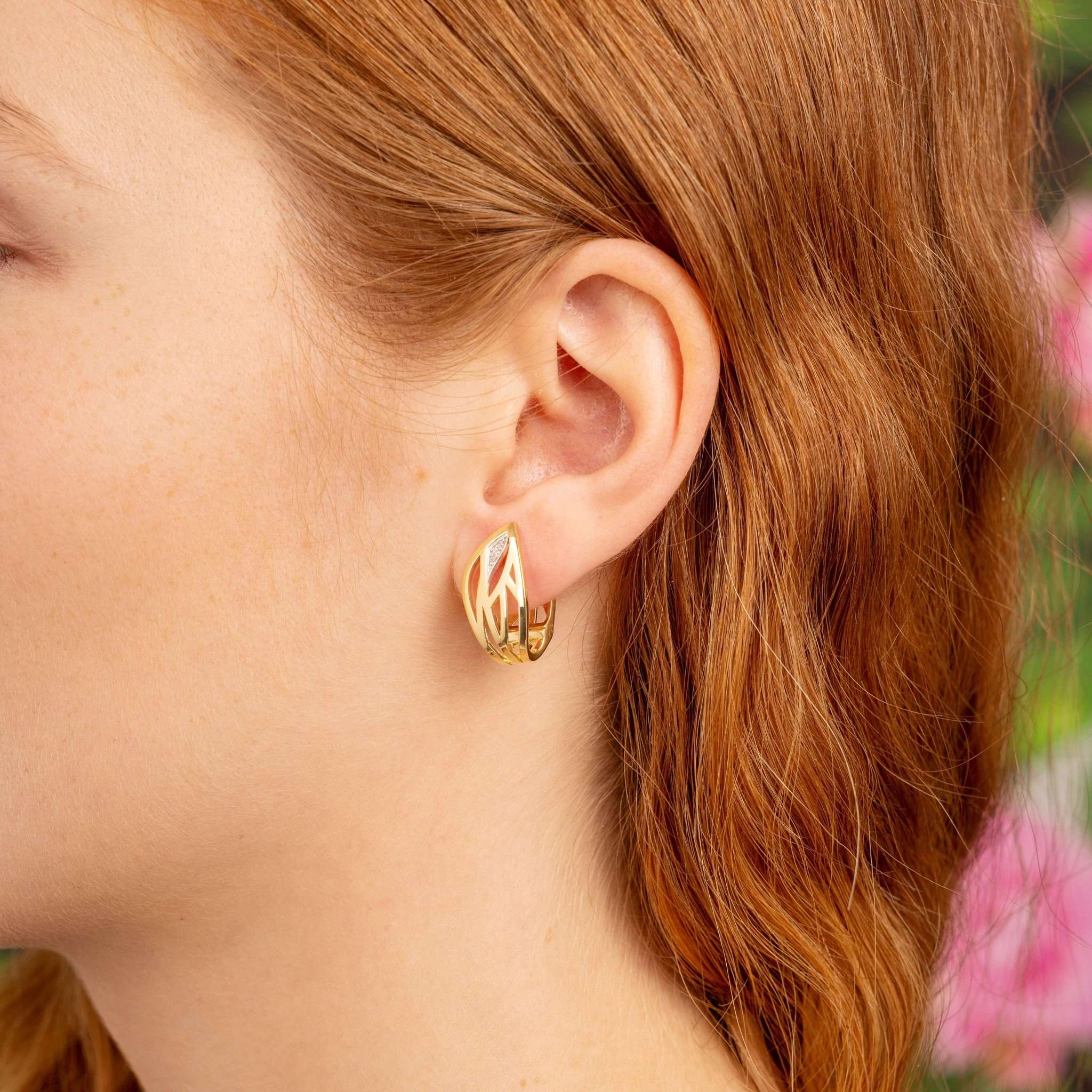 Hoop earrings