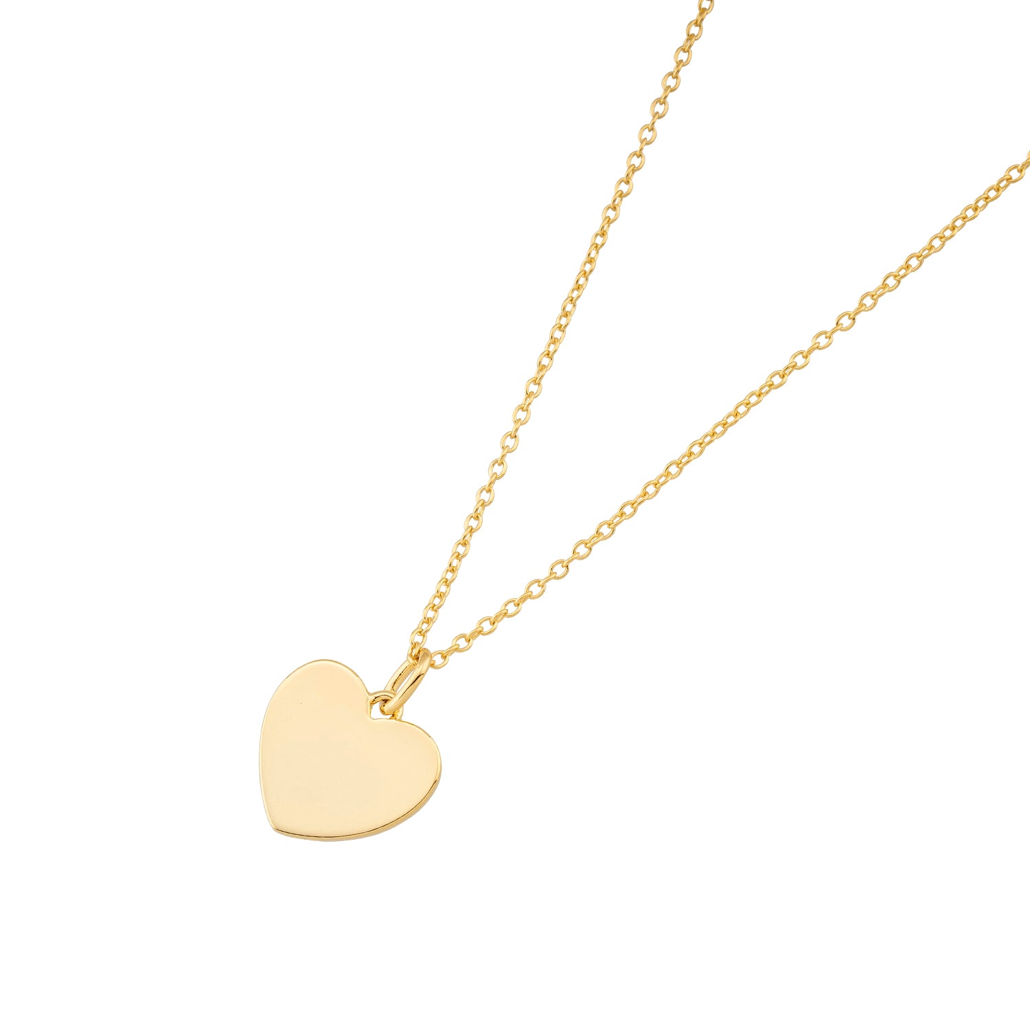 Collier Gravurplatte Herz