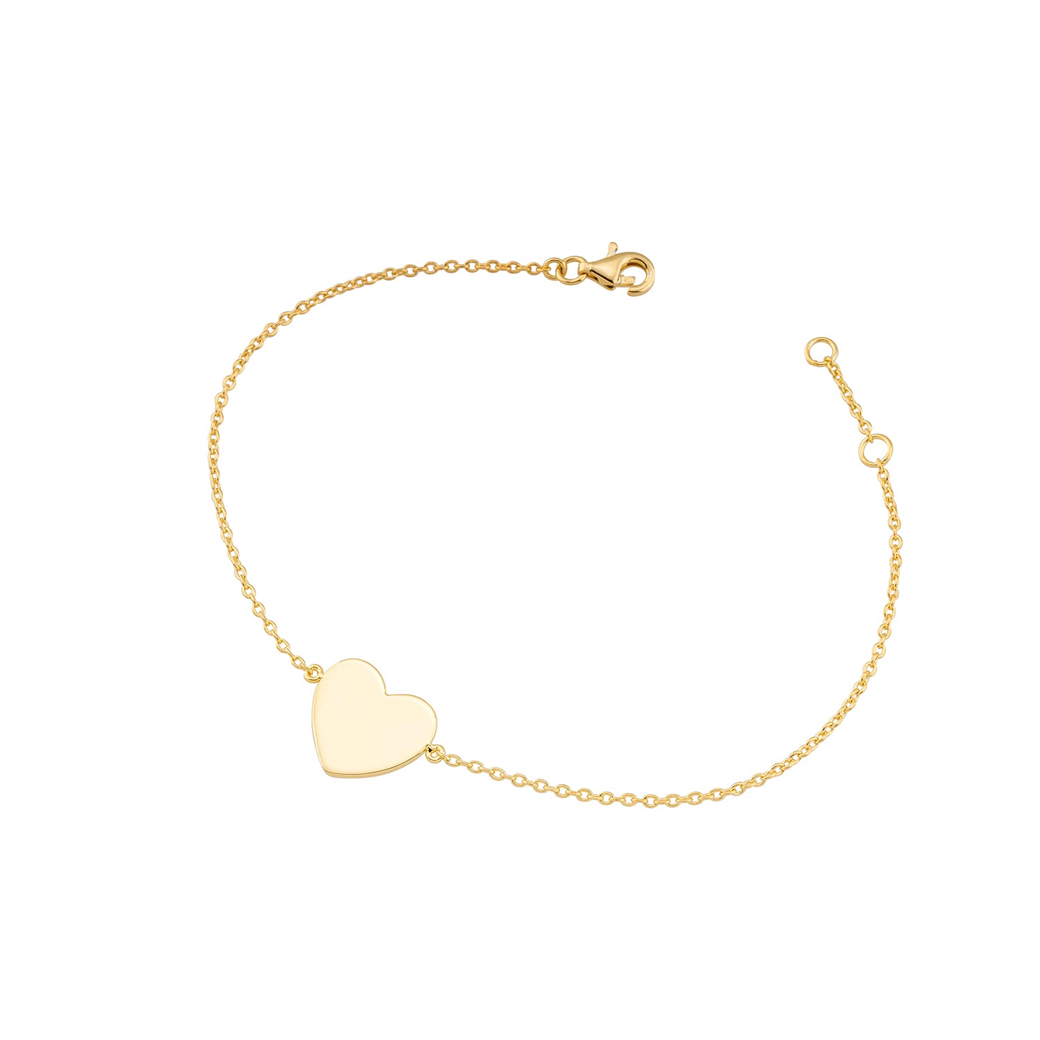 Armband Gravurplatte Herz