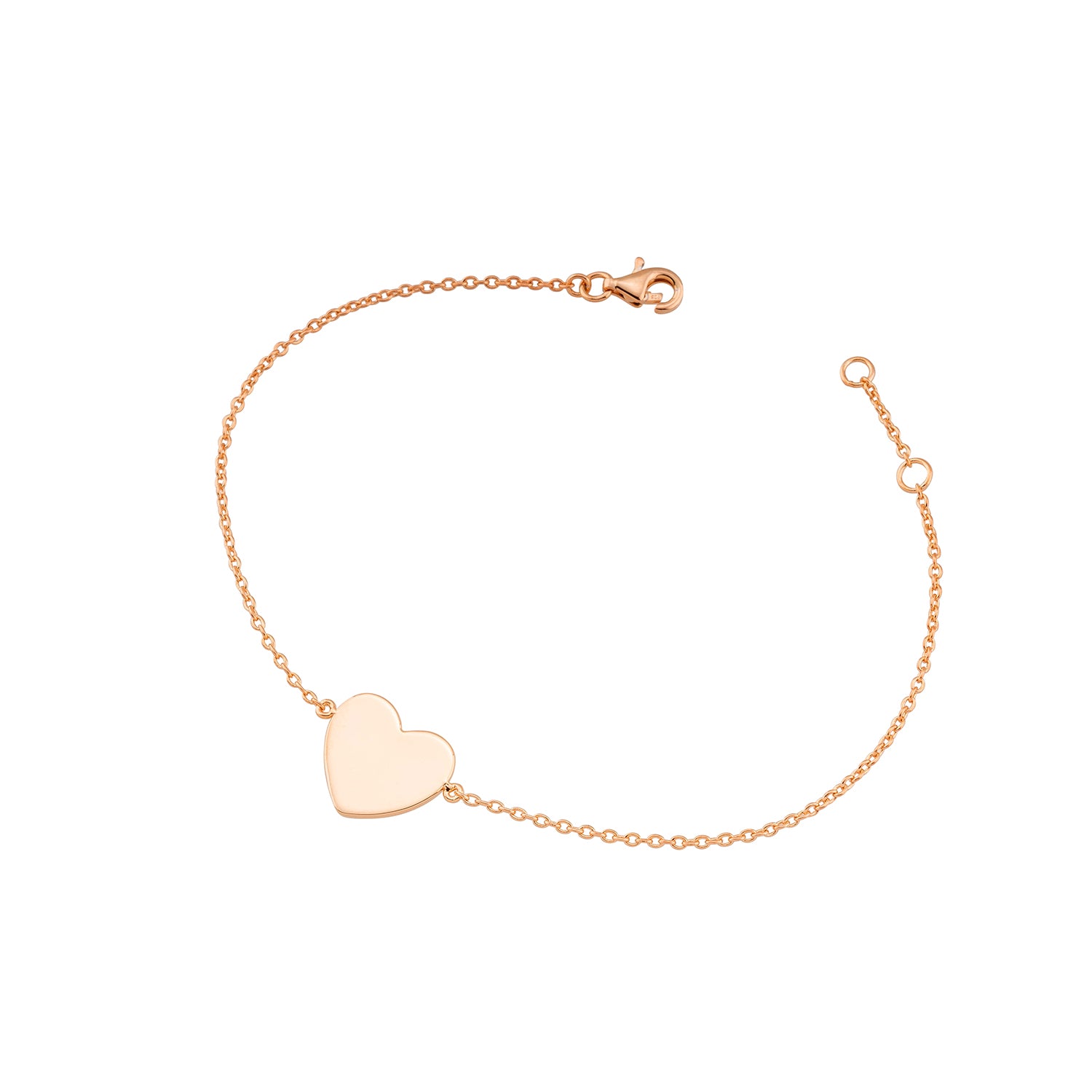 Armband Gravurplatte Herz