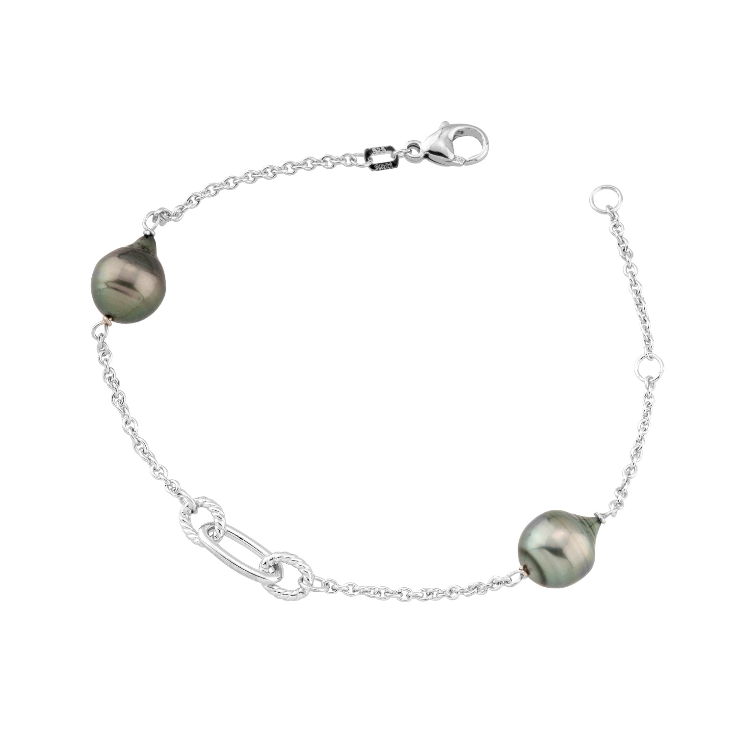 Tahitian pearl bracelet