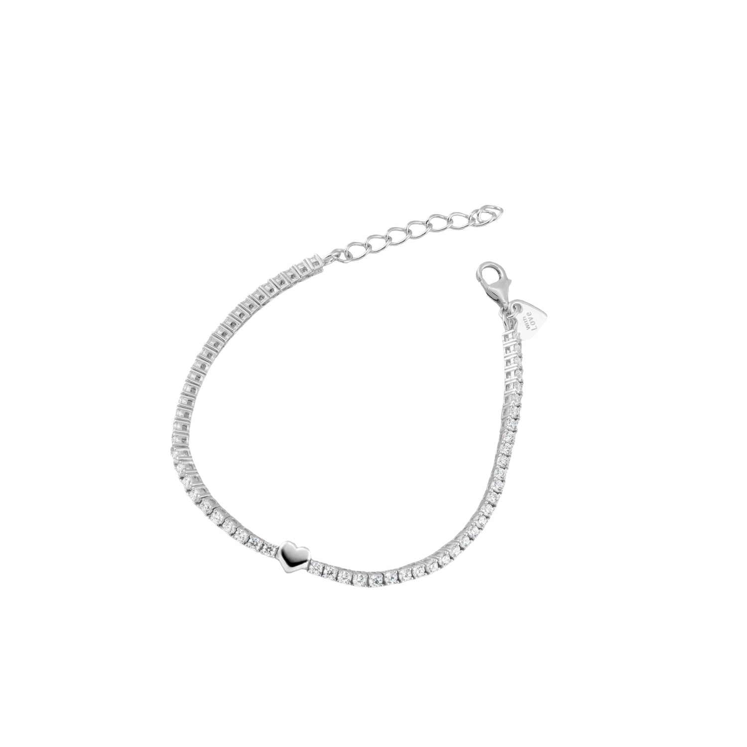 Tennis Armband Herz