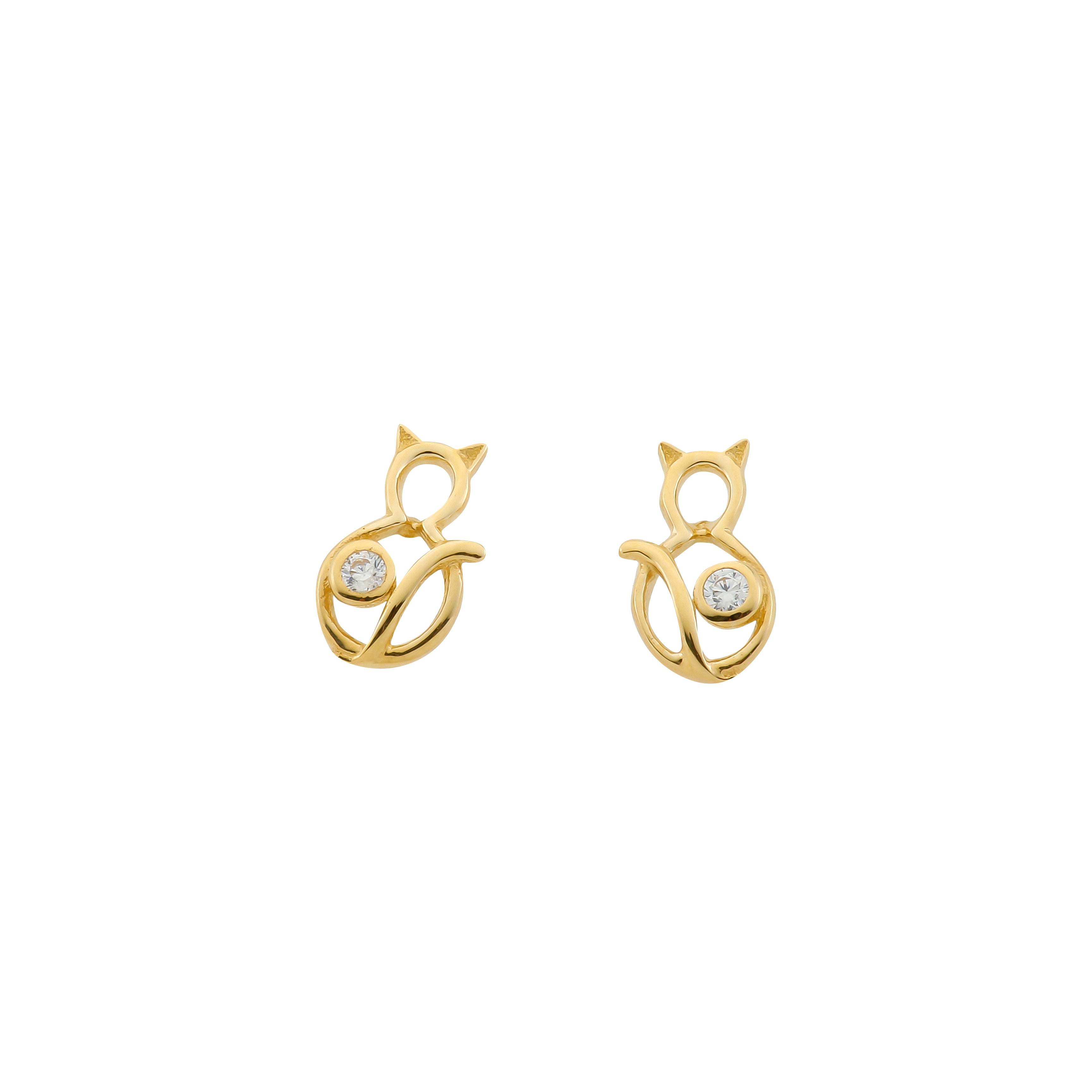 Ohrstecker Katze