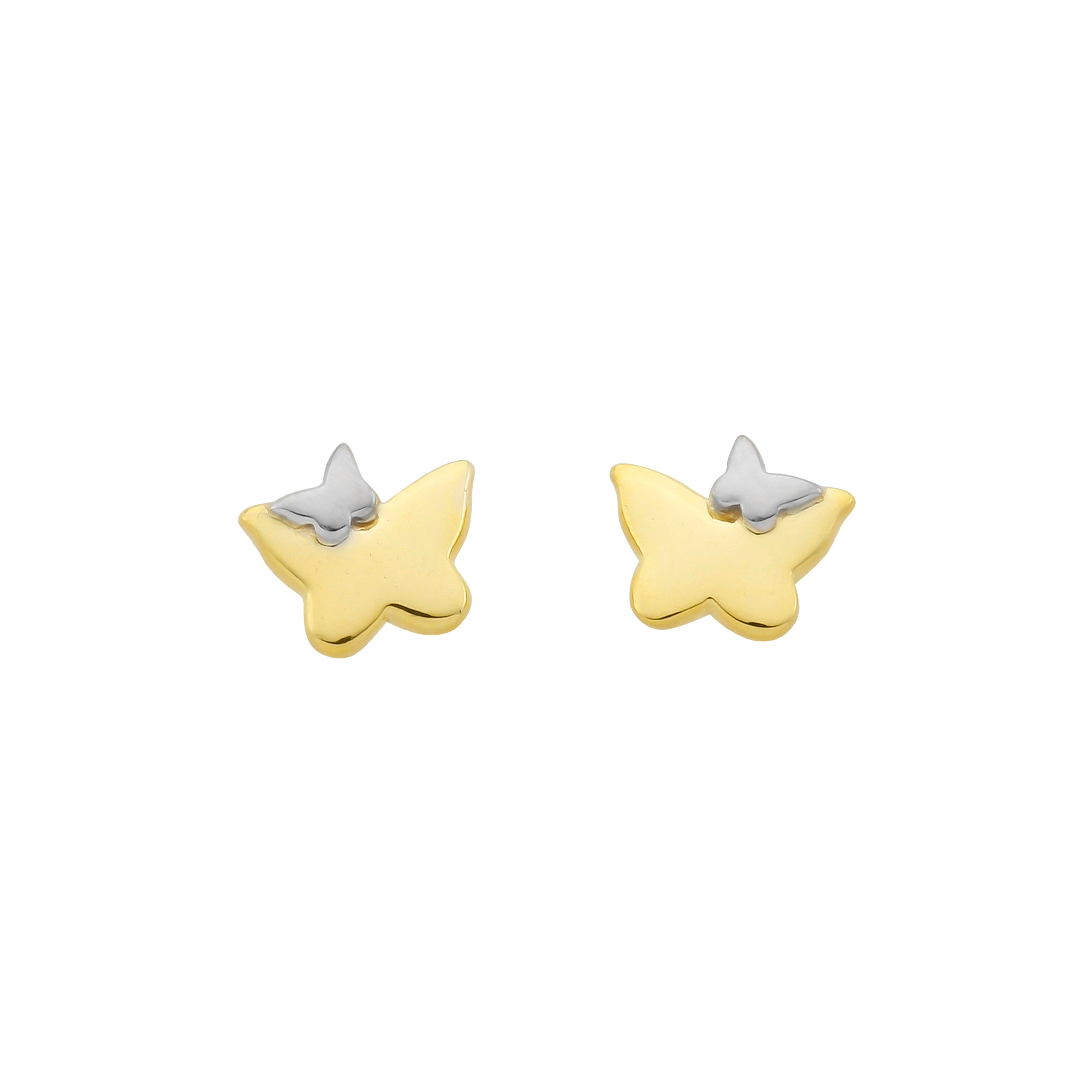 Butterfly stud earrings