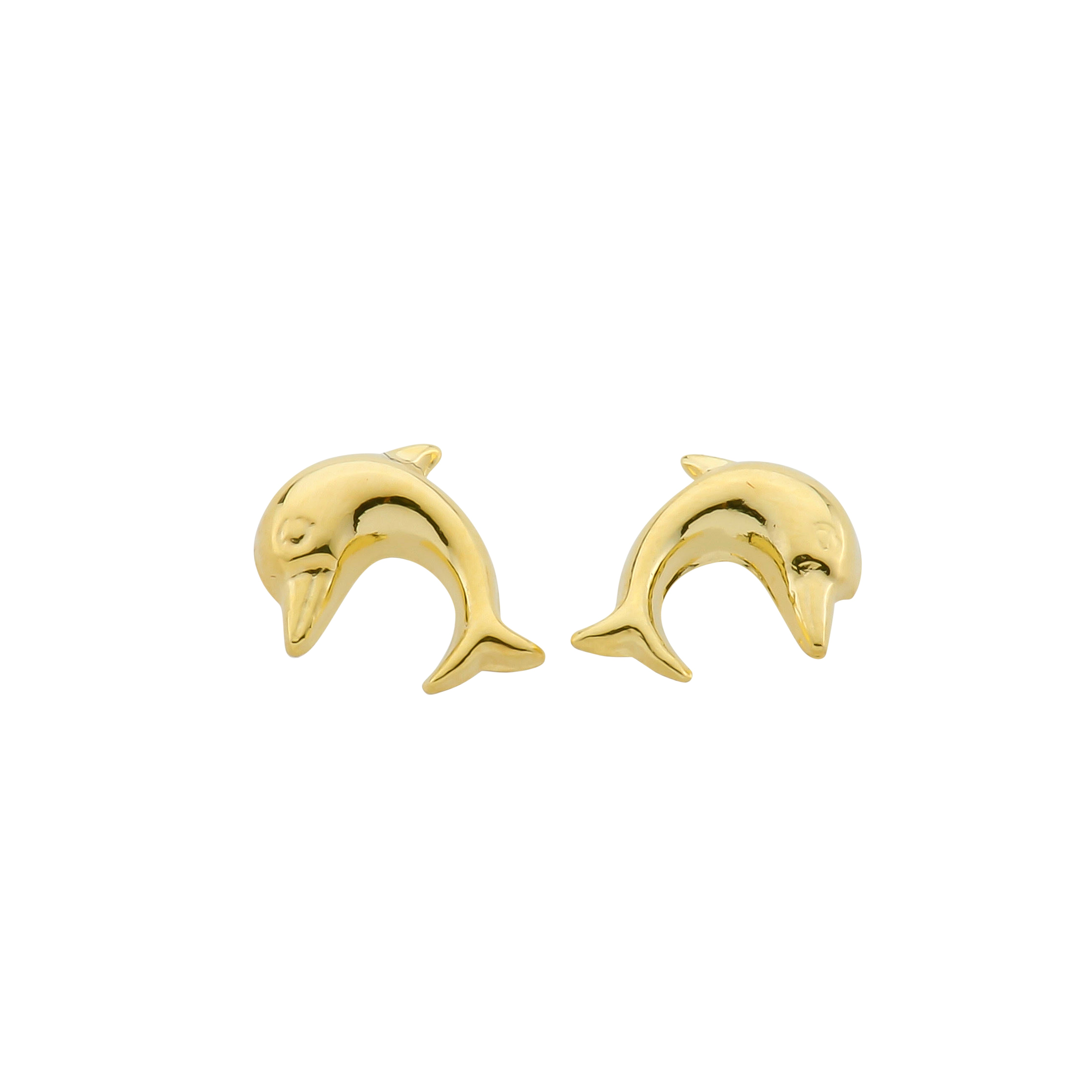 Dolphin stud earrings