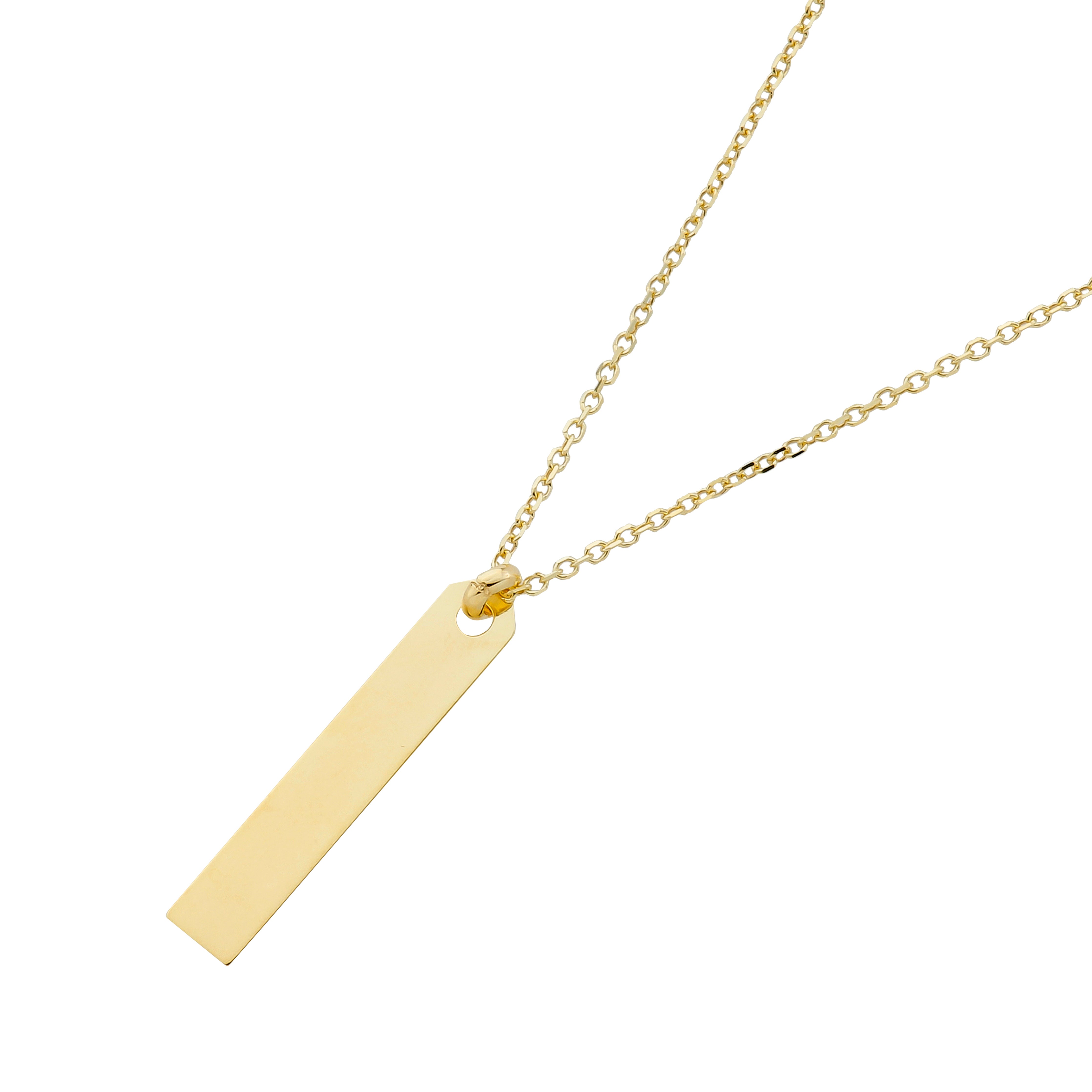 Collier mit Gravurplatte