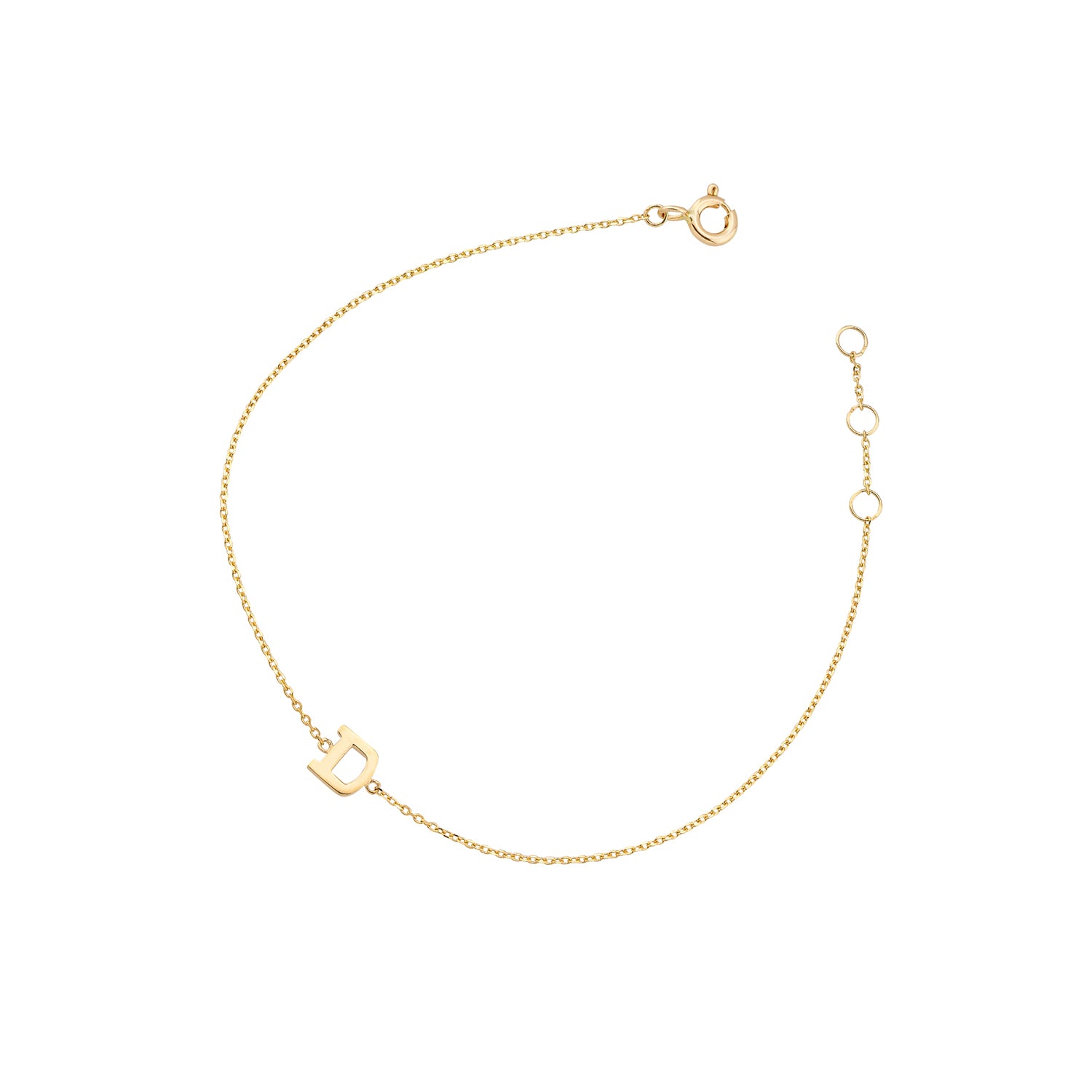 Armband Buchstabe 9K