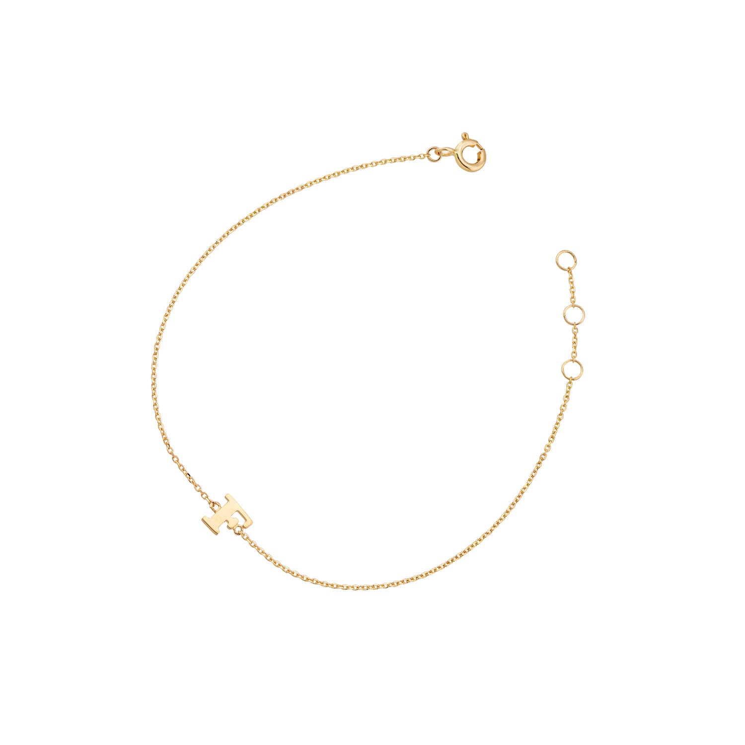 Armband Buchstabe 9K