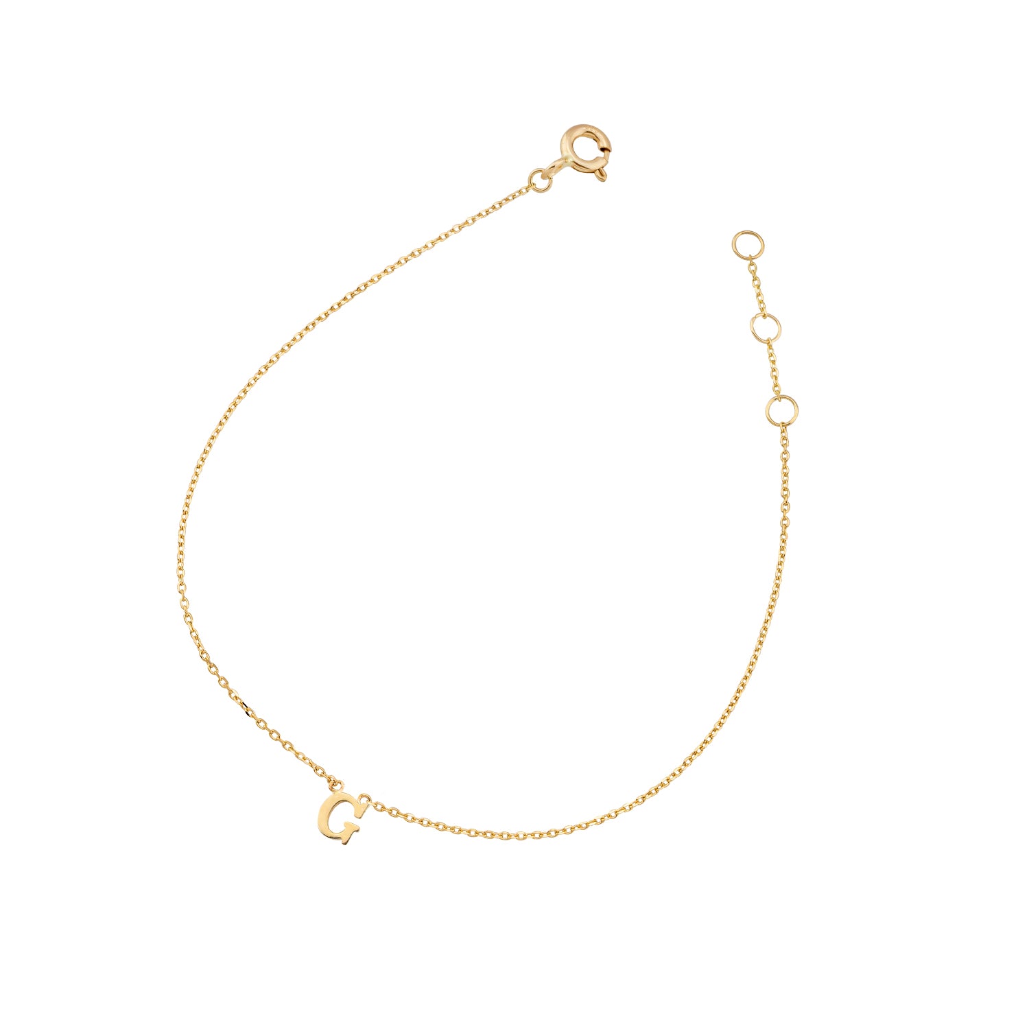 Armband Buchstabe 9K