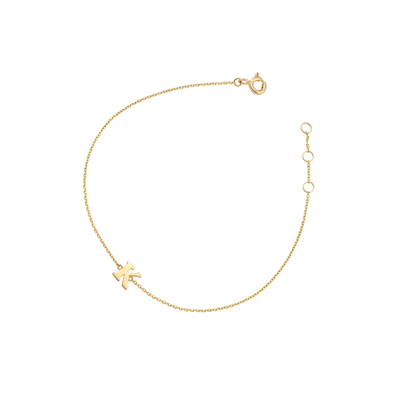 Armband Buchstabe 9K