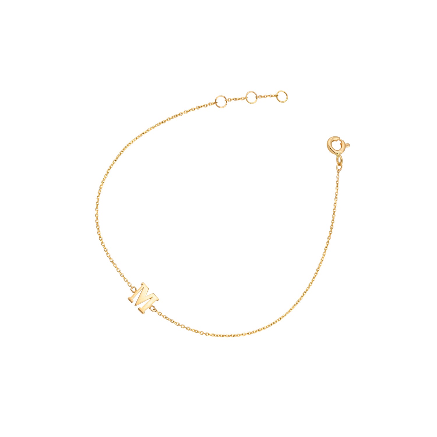 Armband Buchstabe 9K