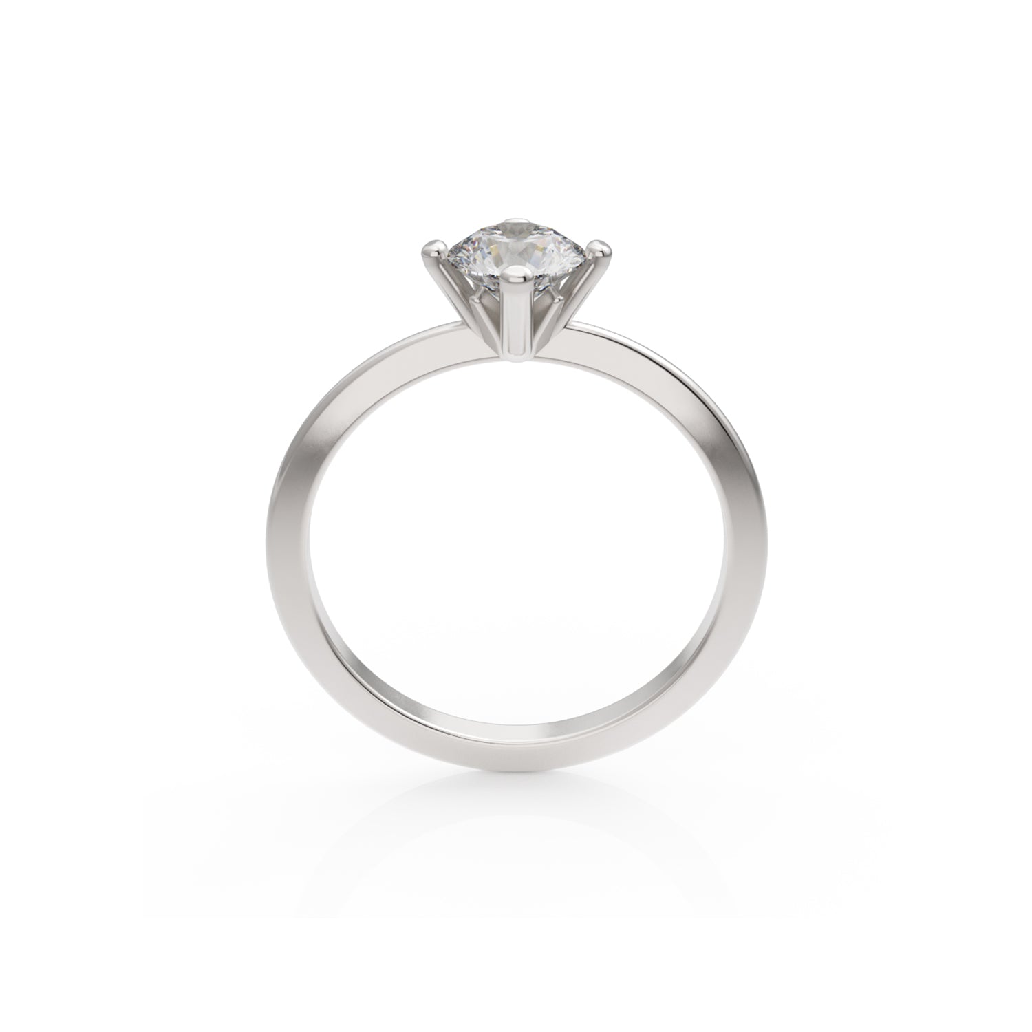 Verlobungsring Terry in Weißgold 14 Karat (585) mit Lab-Grown-Diamant