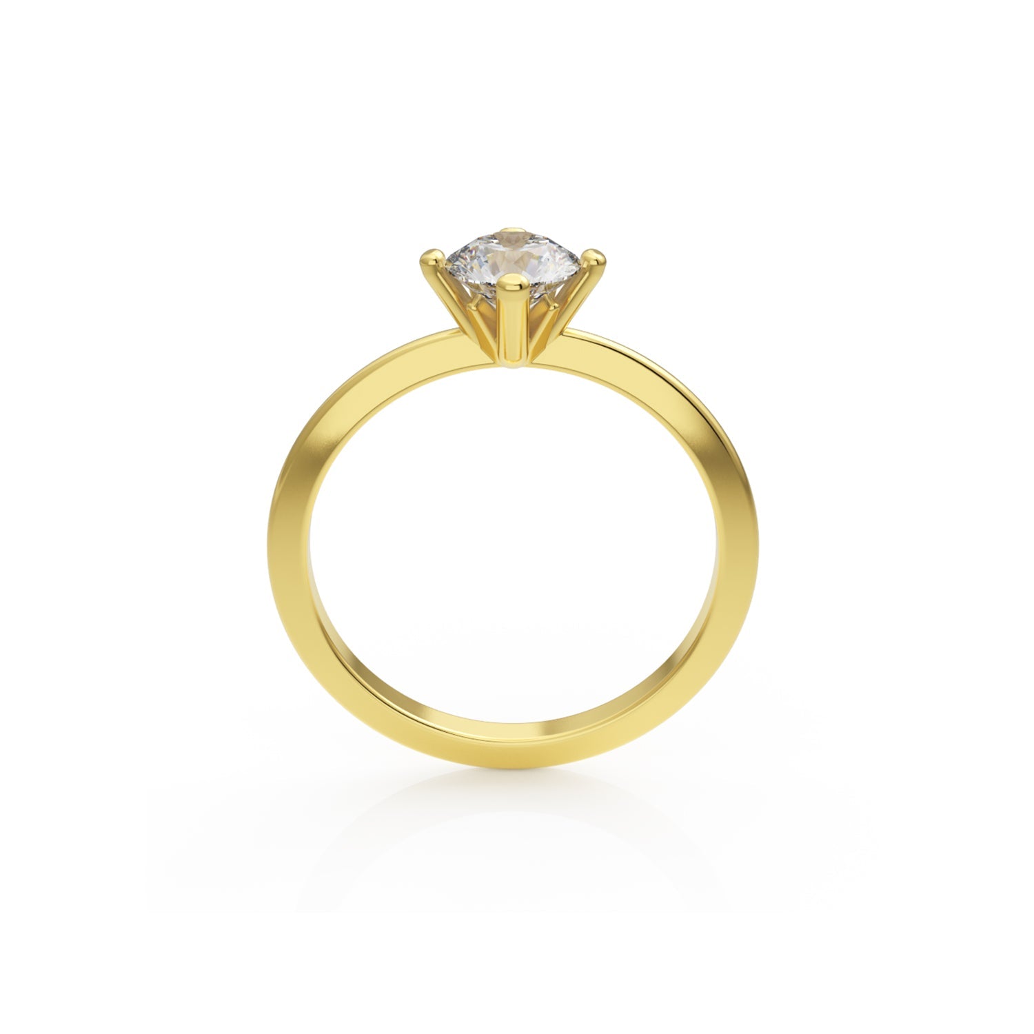 Verlobungsring Terry in Gelbgold 14 Karat (585)