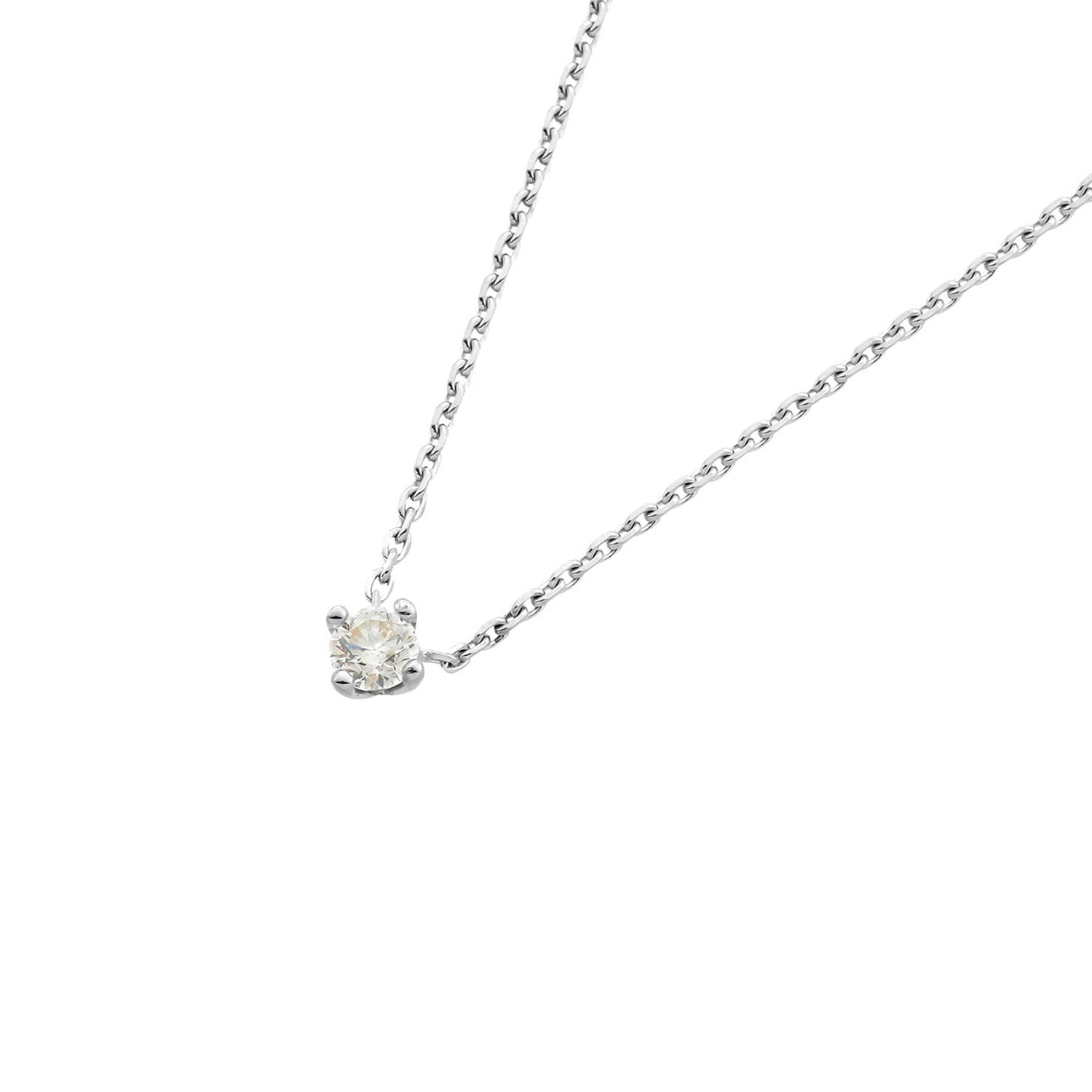 Collier Terry in Weißgold 14 Karat (585)