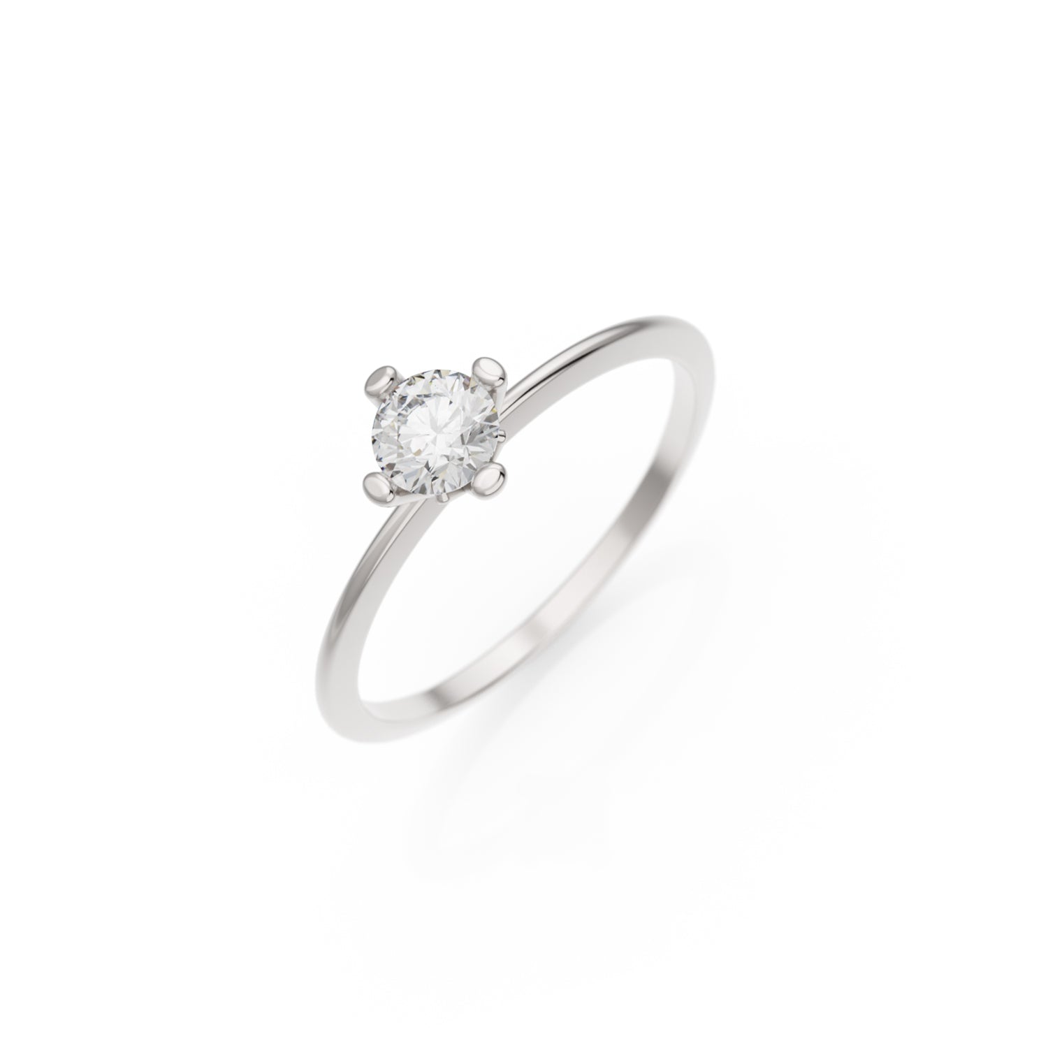 Verlobungsring Terry in Platin (950) mit 0,30 ct Brillant