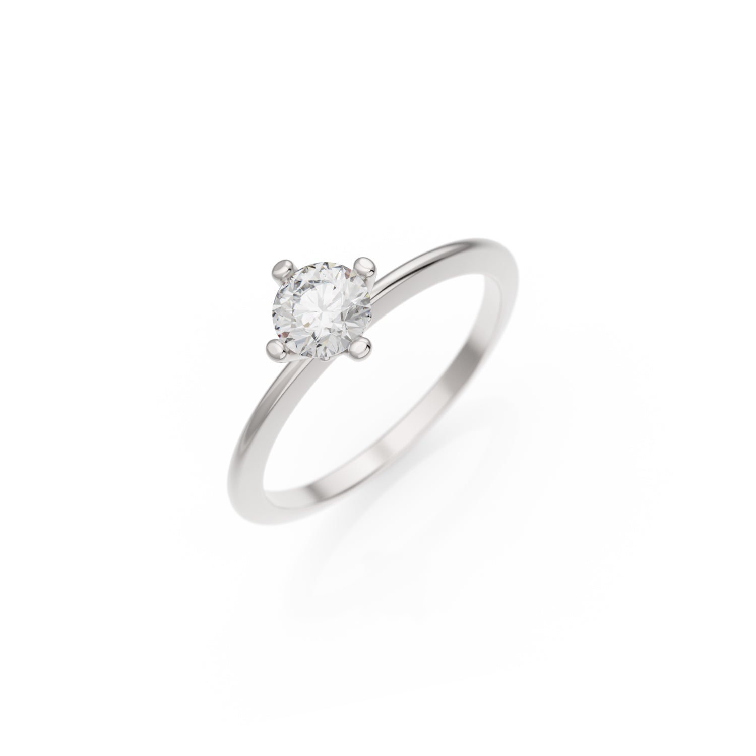 Verlobungsring Terry in Platin (950) mit 0,40 ct Brillant