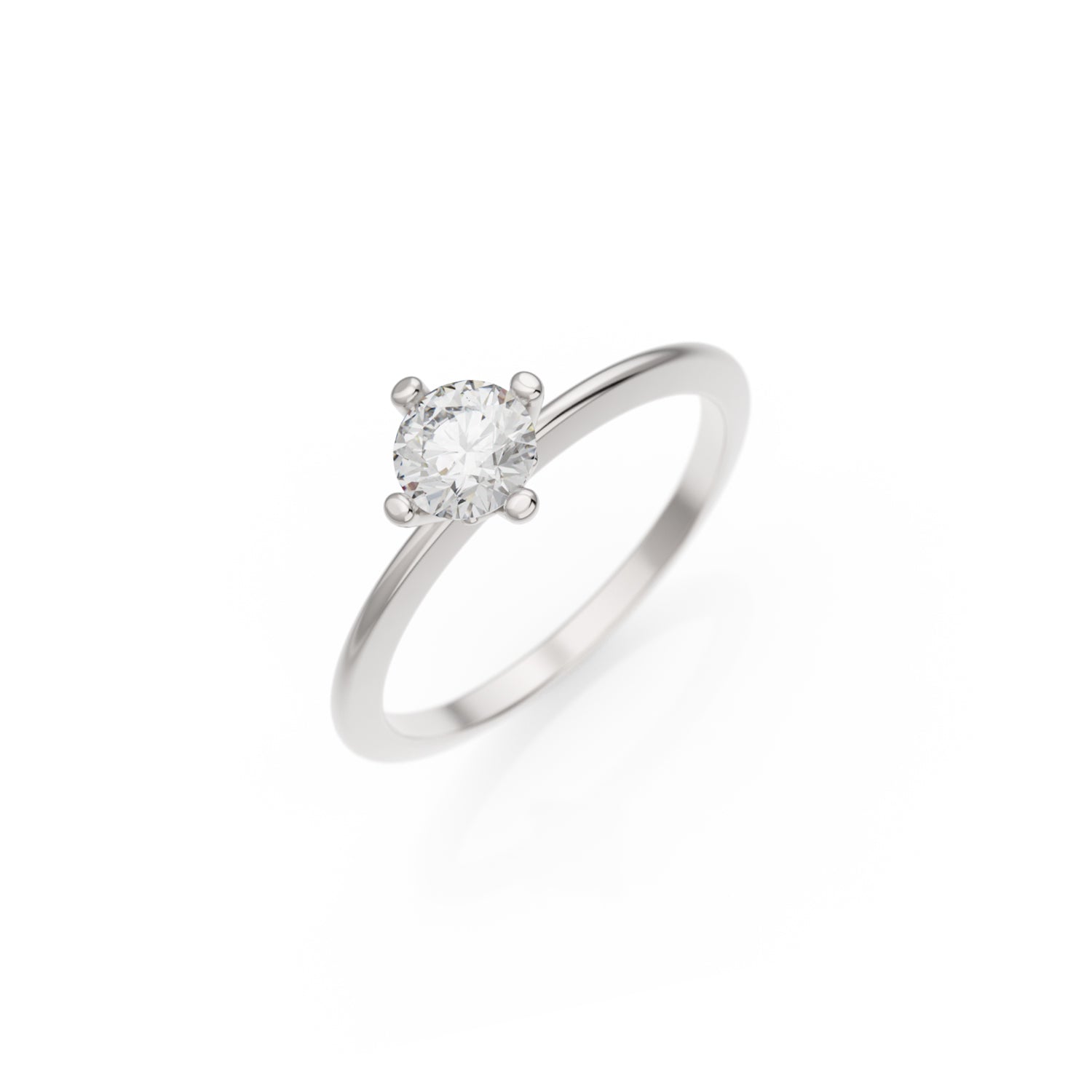 Verlobungsring Terry in Weißgold 18 Karat (750) mit 0,50 ct Lab-Grown-Diamant