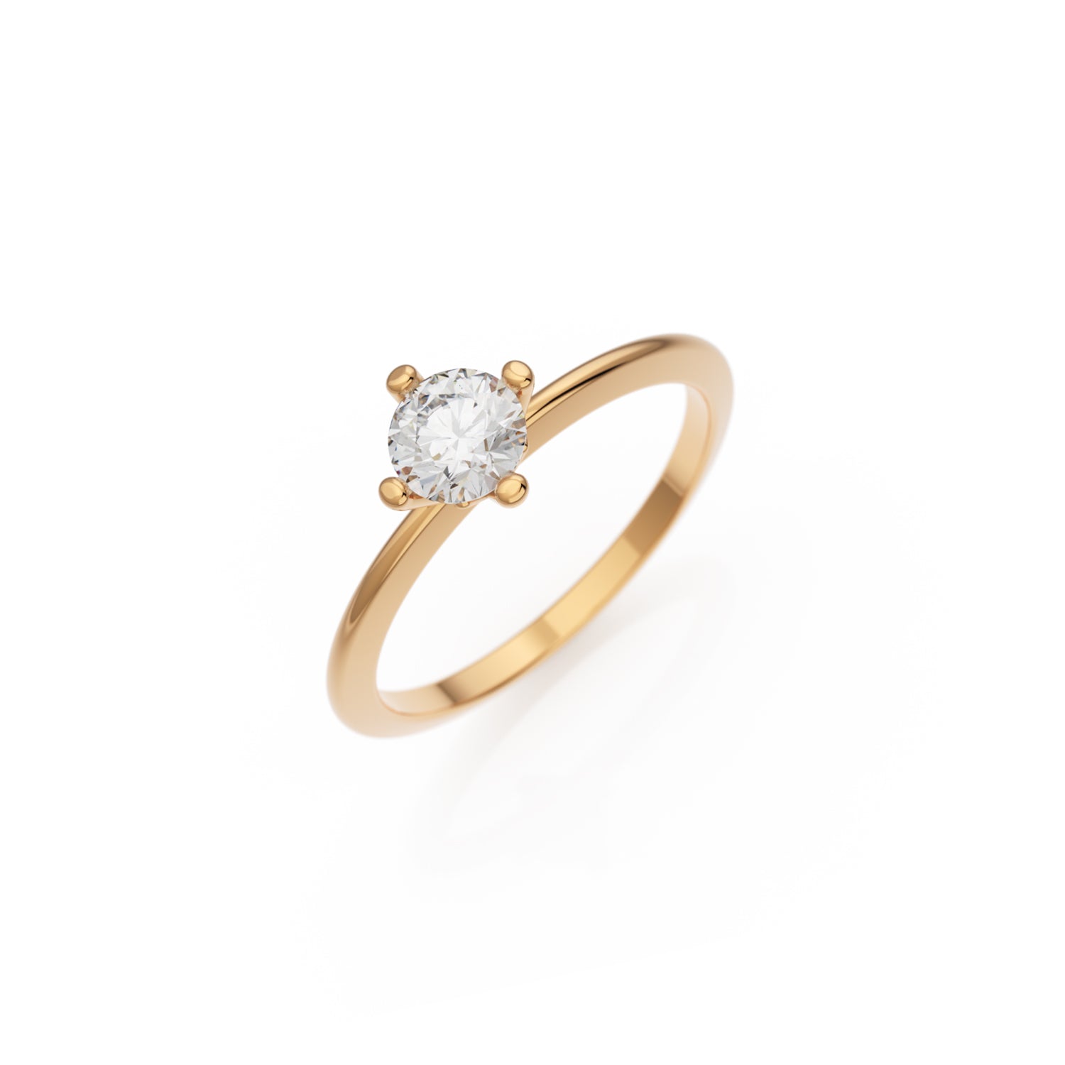 Verlobungsring Terry in Roségold 18 Karat (750) mit 0,50 ct Lab-Grown-Diamant