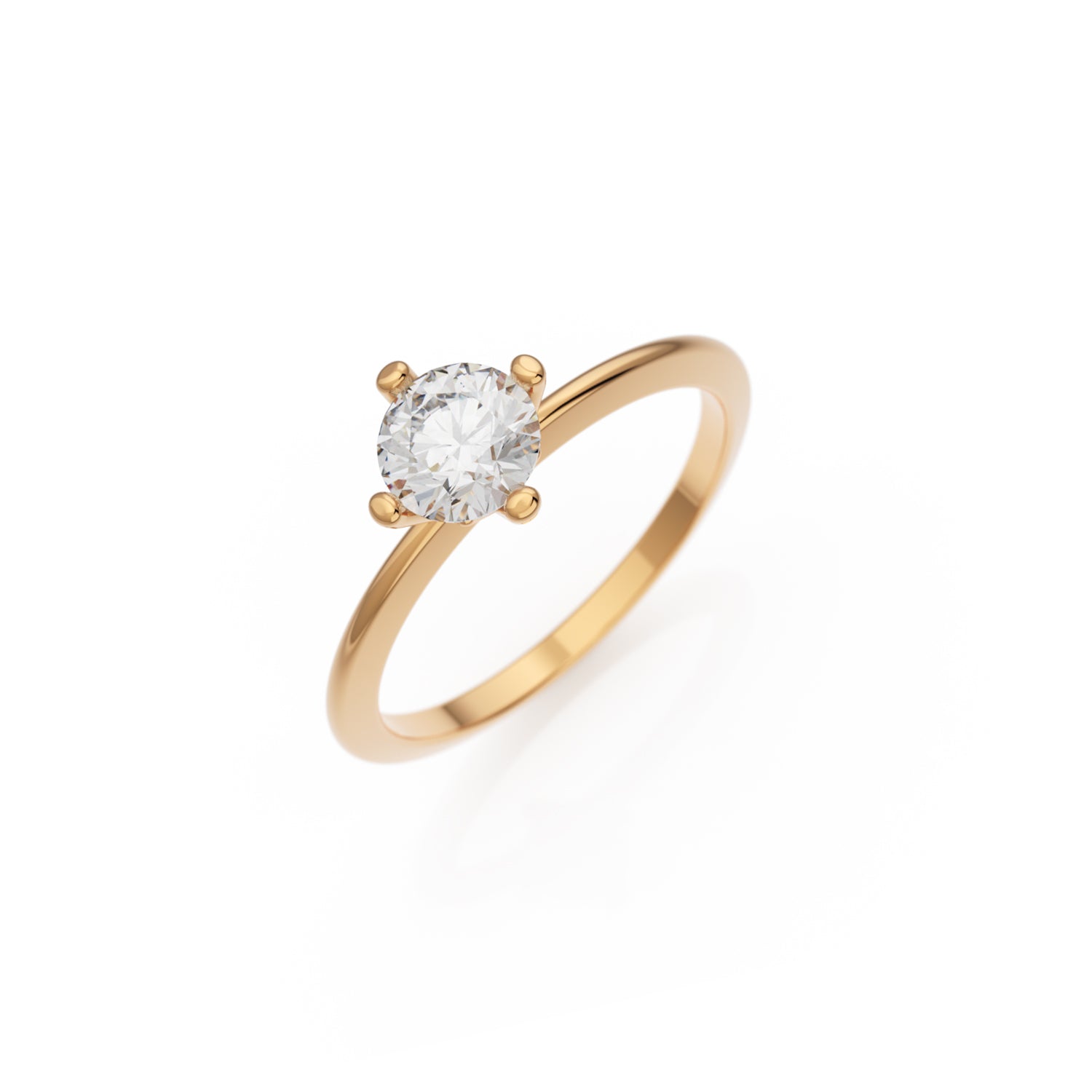 Verlobungsring Terry in Roségold 18 Karat (750) mit 0,60 ct Lab-Grown-Diamant