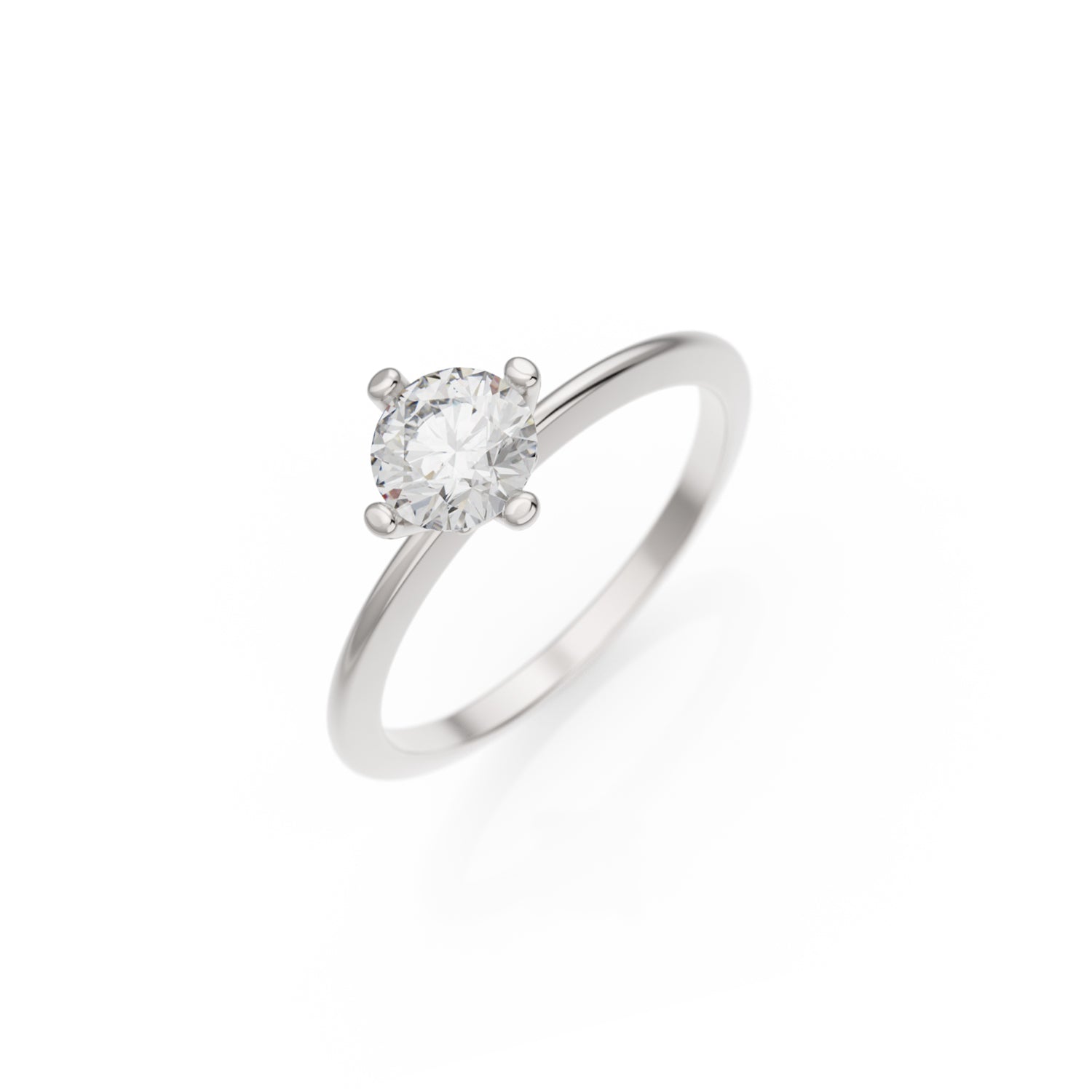 Verlobungsring Terry in Platin (950) mit 0,60 ct Brillant