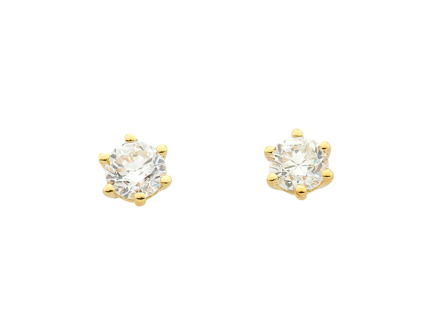 Ohrstecker Merdia in Gelbgold 18 Karat (750) mit Lab-Grown-Diamant