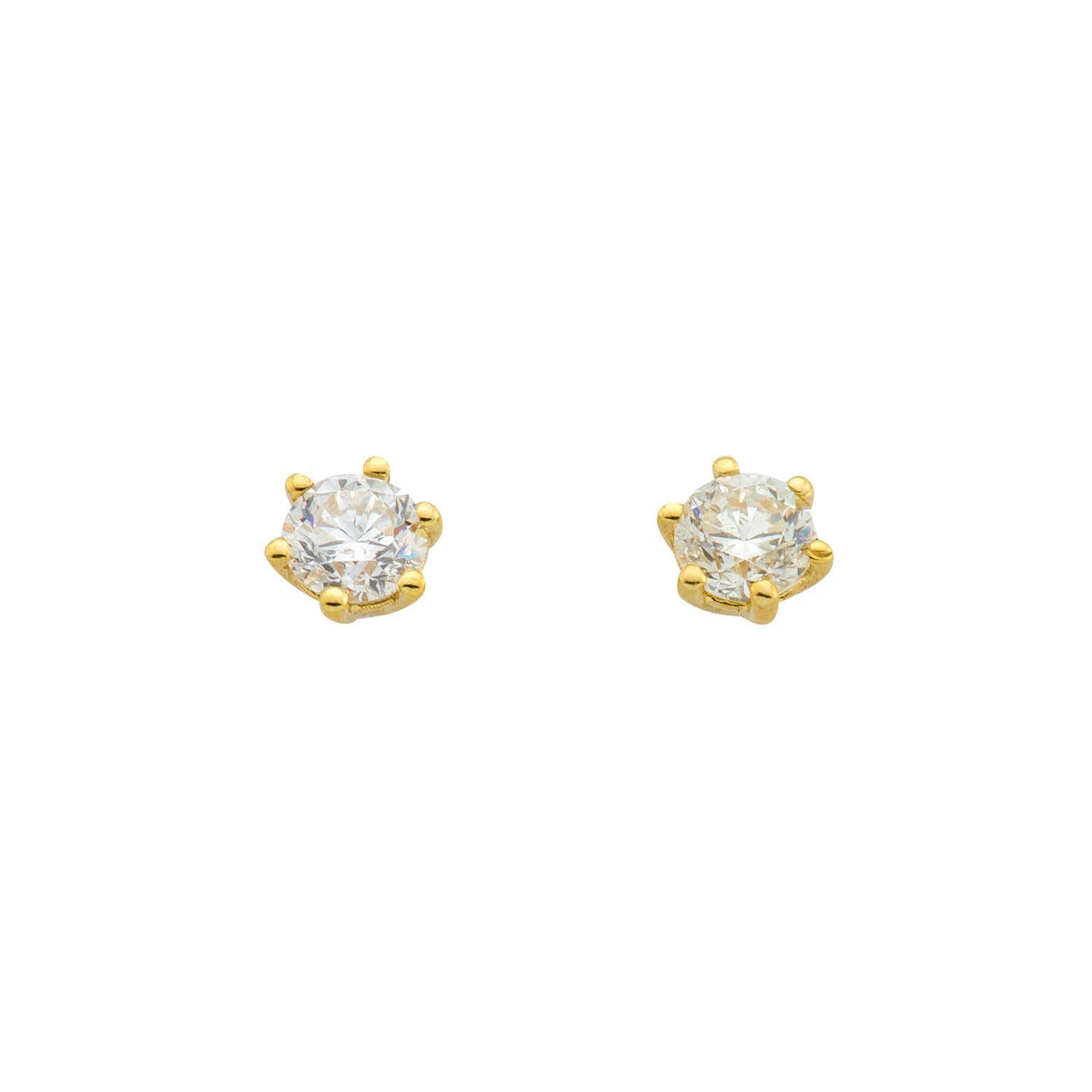 Ohrstecker Merdia in Gelbgold 18 Karat (750) mit Lab-Grown-Diamant