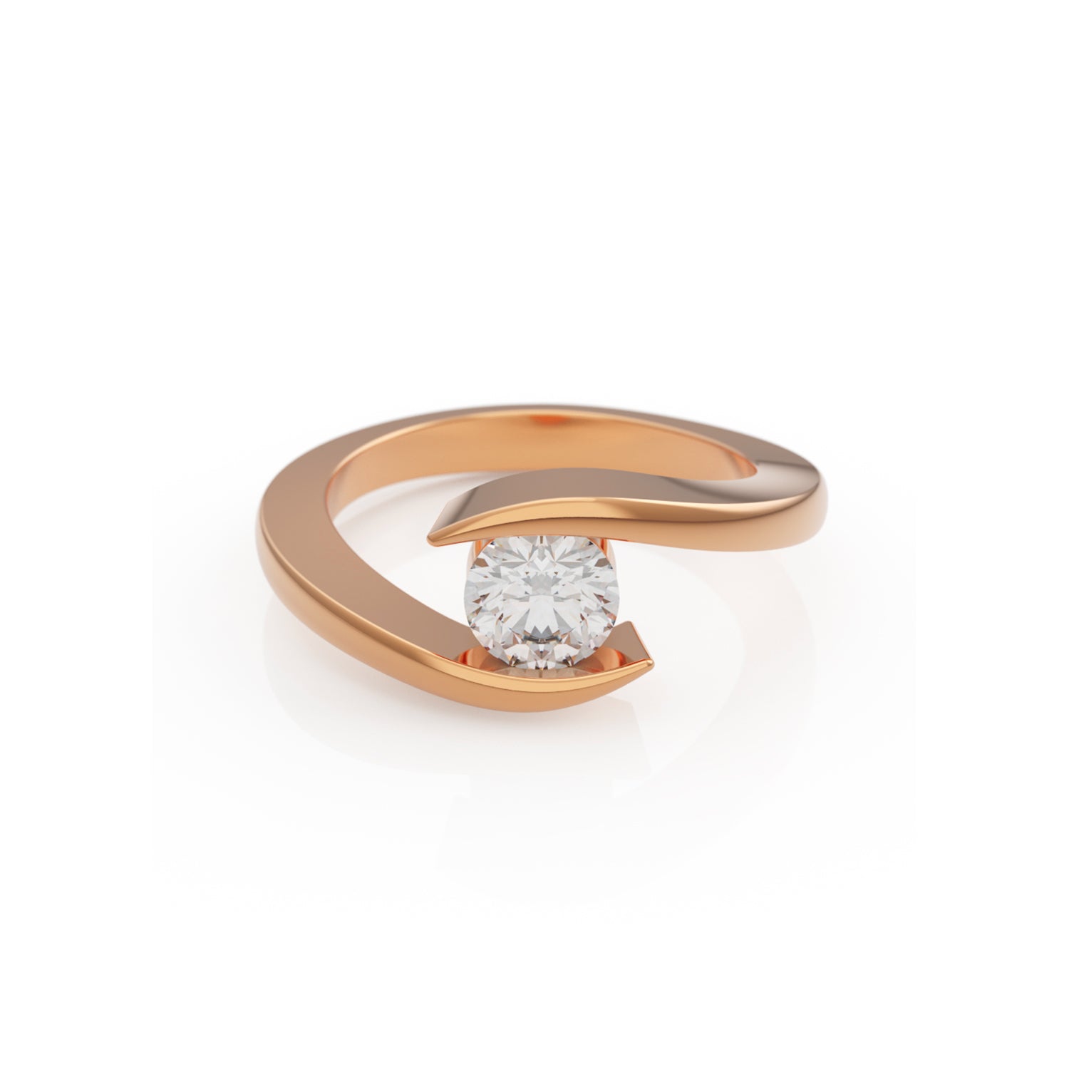 Verlobungsring Summertime in Rotgold 14 Karat (585)
