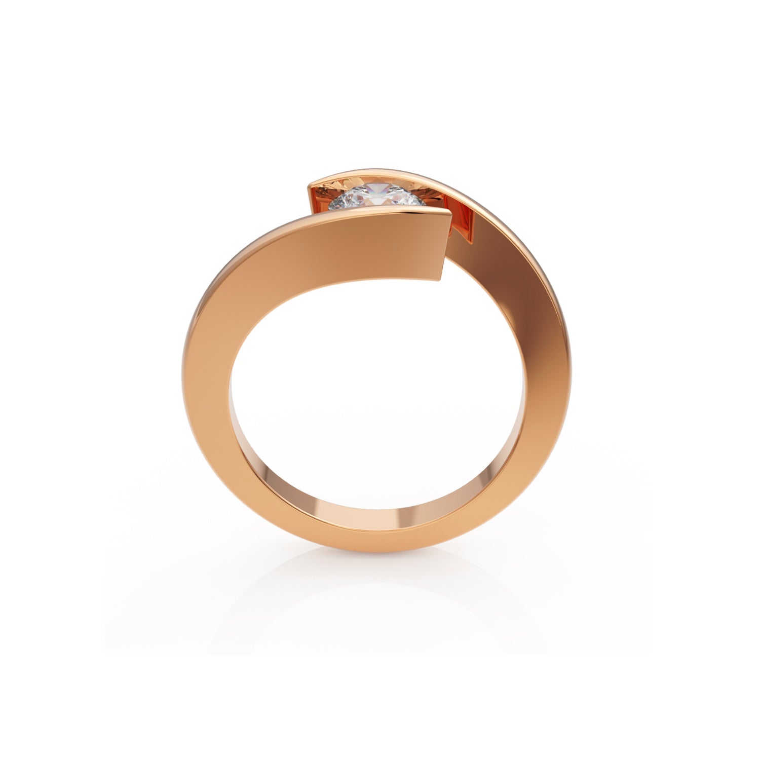 Verlobungsring Summertime in Rotgold 14 Karat (585)