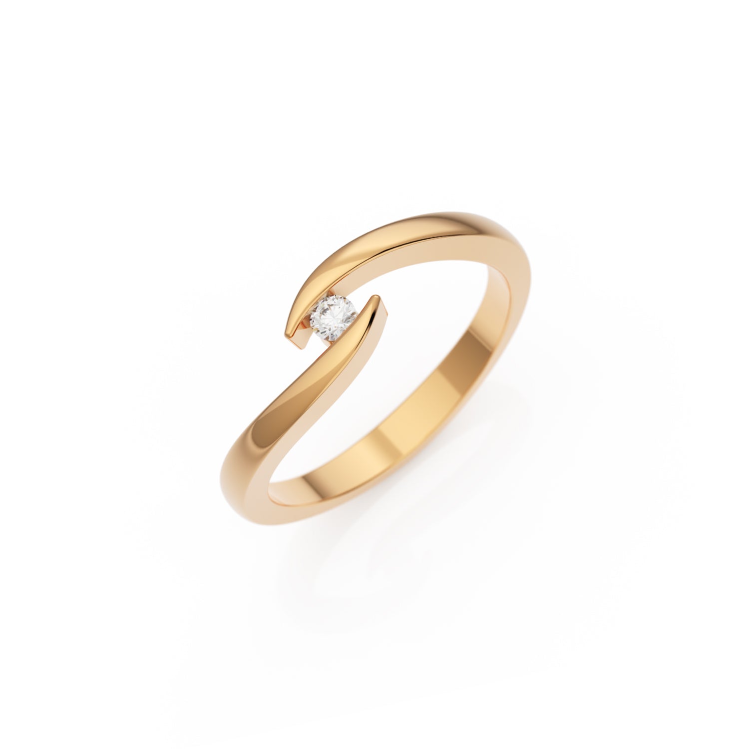 Verlobungsring Summertime in Roségold 18 Karat (750) mit Lab-Grown-Diamant
