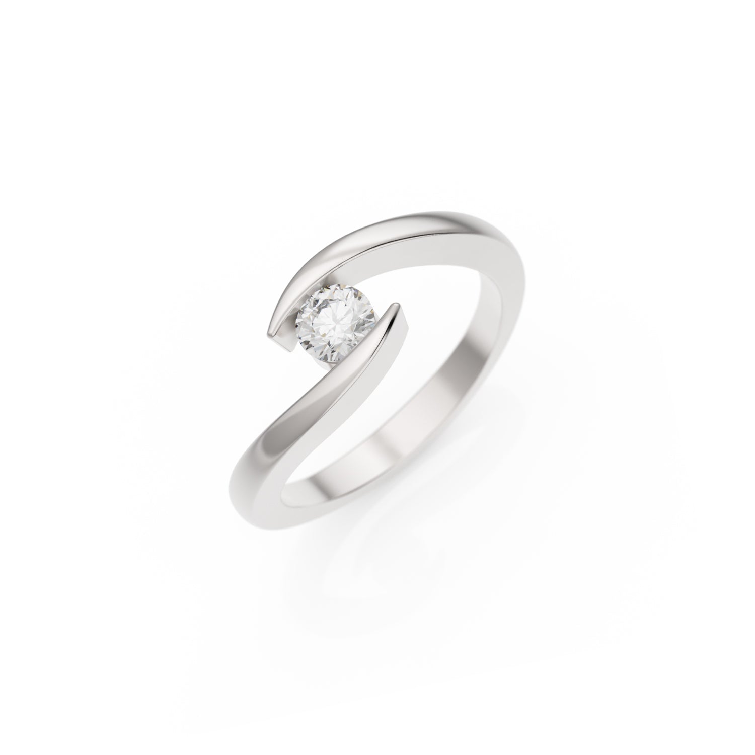 Verlobungsring Summertime in Weißgold 18 Karat (750) mit 0,25 ct Brillant