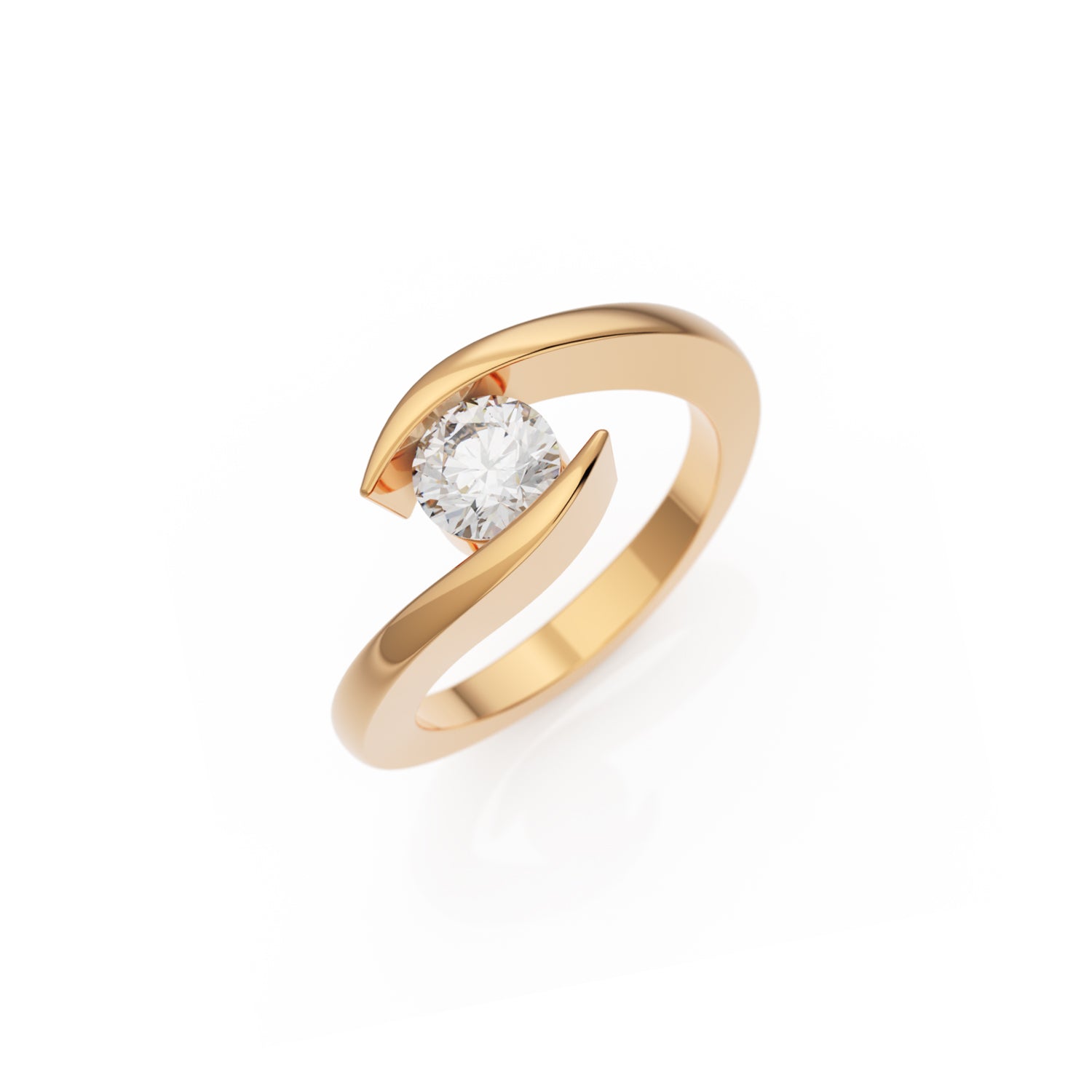 Verlobungsring Summertime in Roségold 14 Karat (585) mit 0,60 ct Brillant
