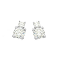 Trilogy earrings