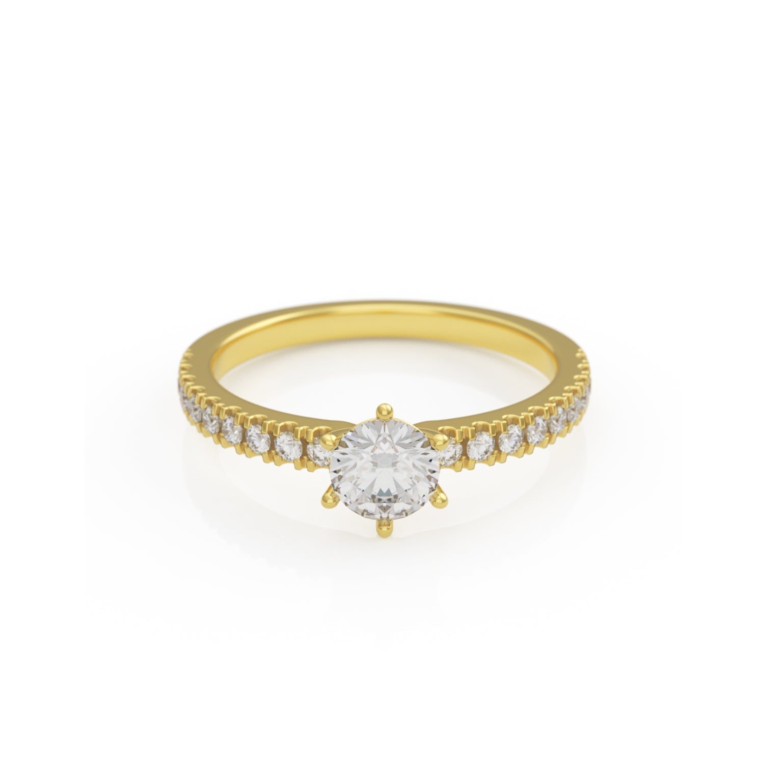 Verlobungsring L'Amour in Gelbgold 14 Karat (585)