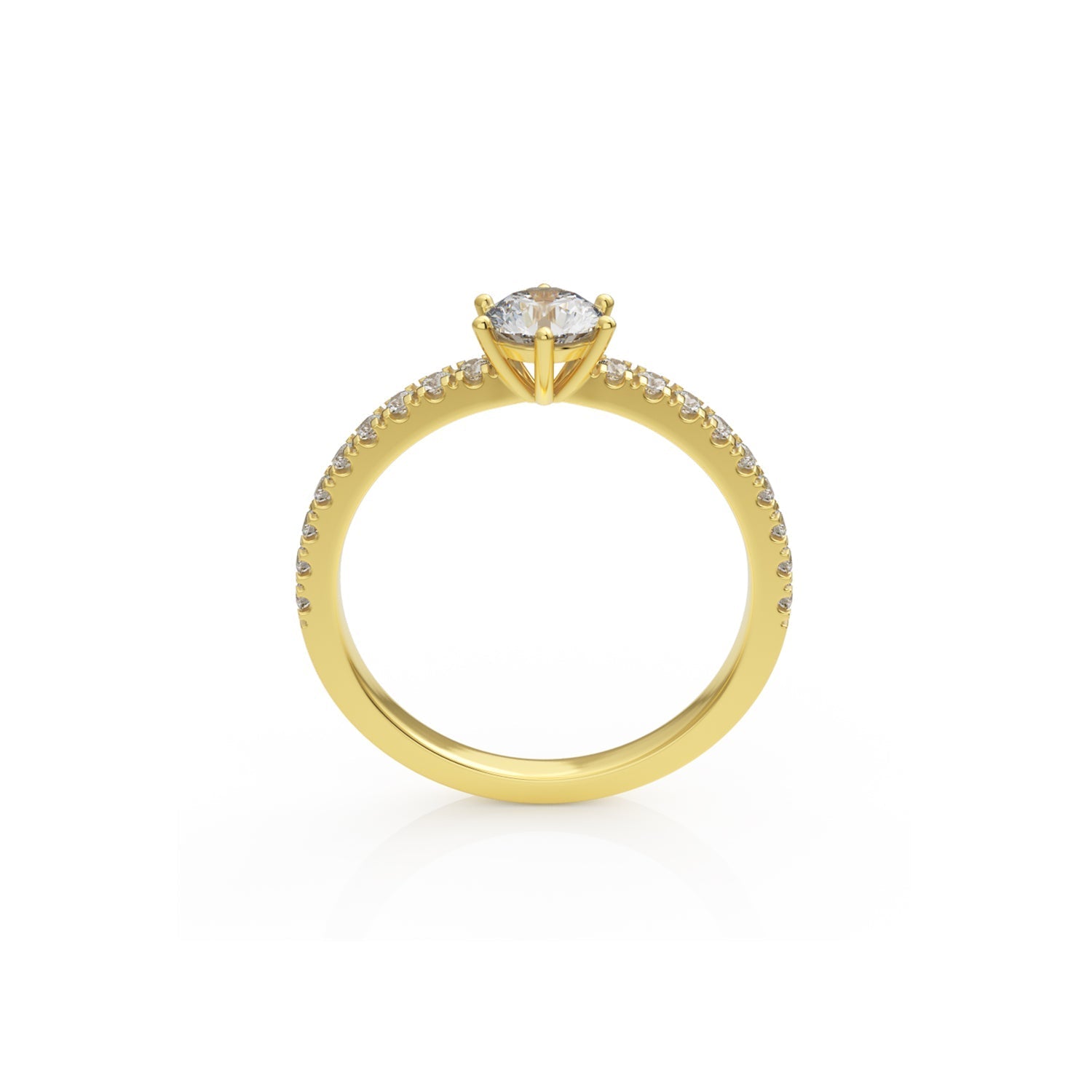 Verlobungsring L'Amour in Gelbgold 18 Karat (750)