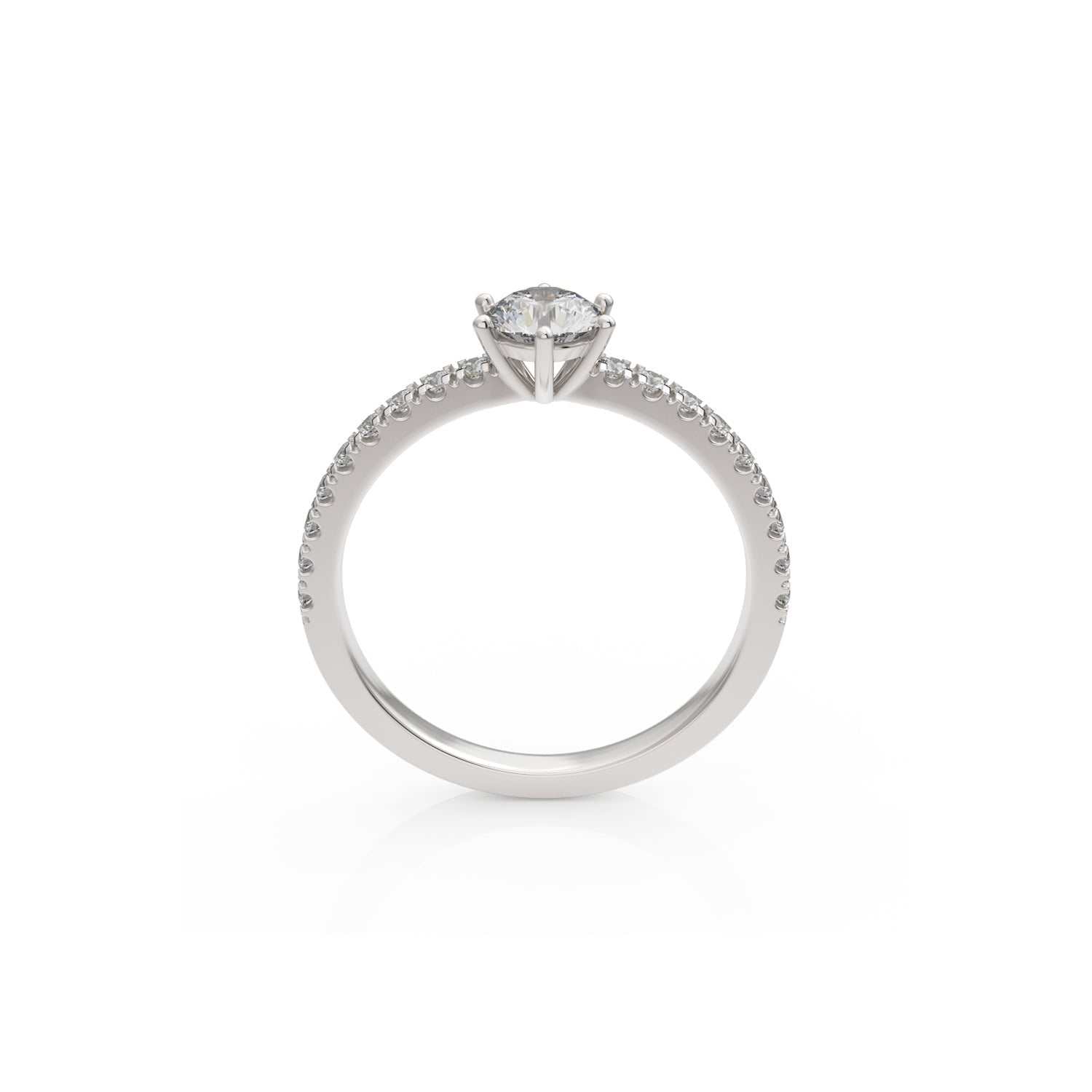 Verlobungsring L'Amour in Weißgold 14 Karat (585)