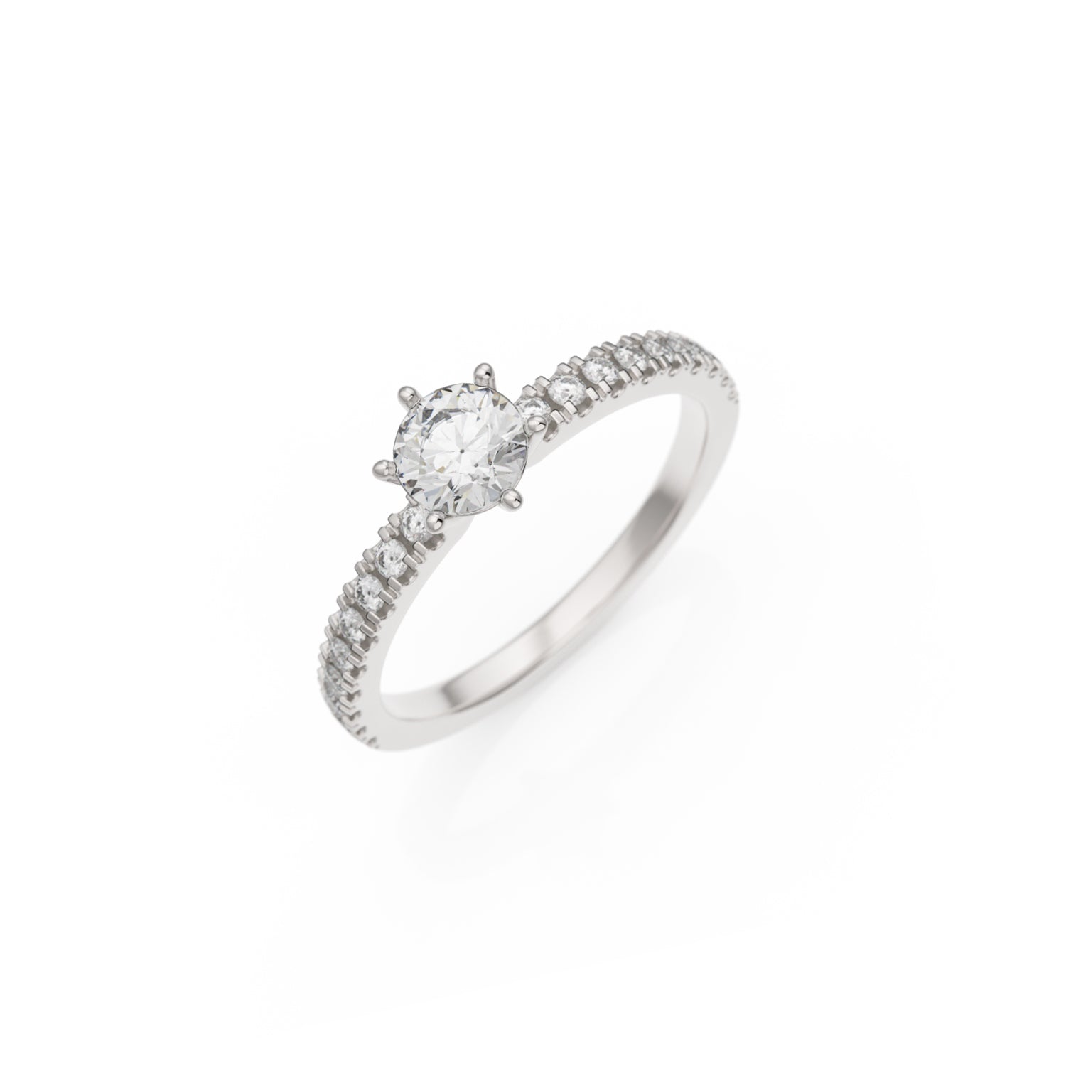Verlobungsring L'Amour in Platin (950) mit 0,50 ct Lab-Grown-Diamant