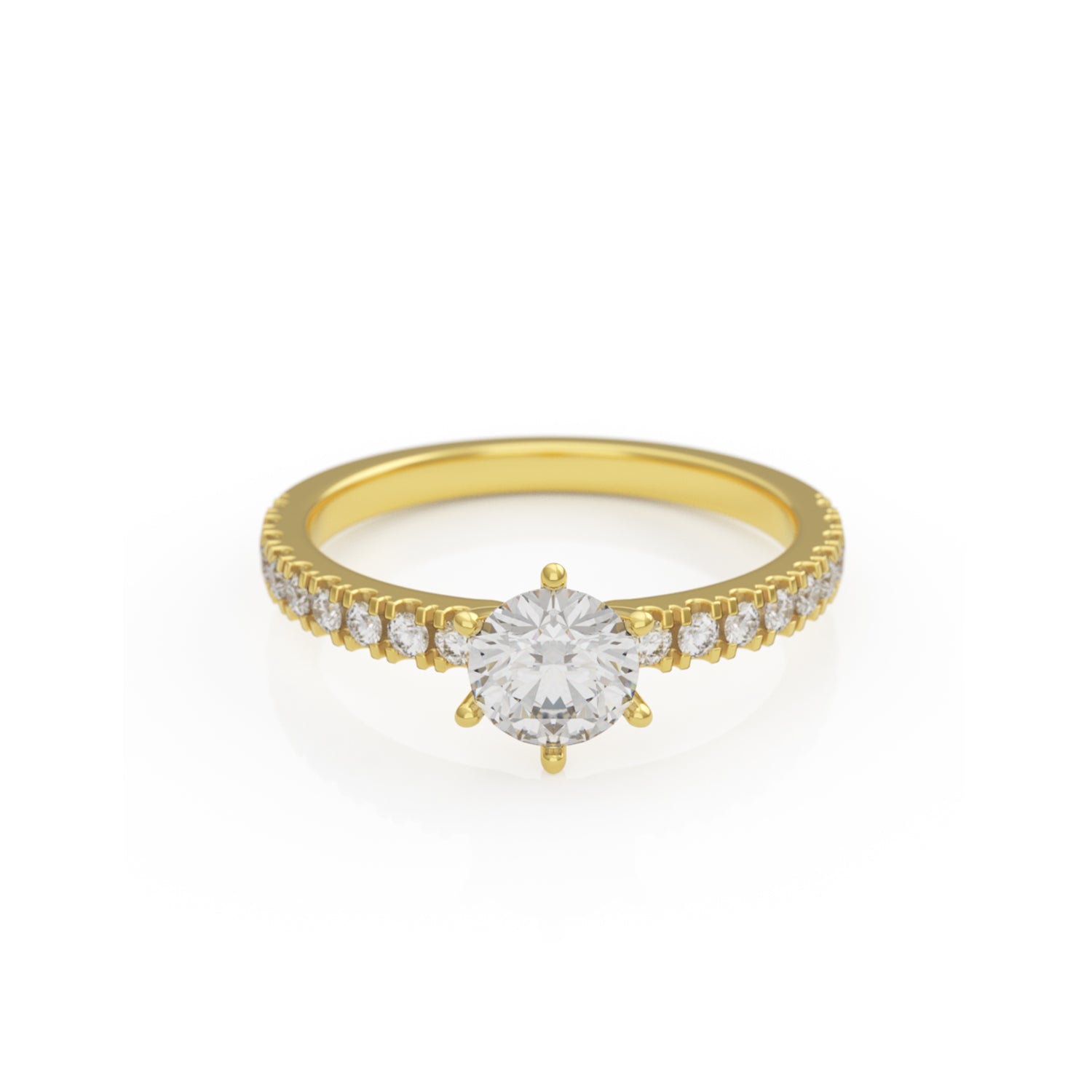 Verlobungsring L'Amour in Gelbgold 14 Karat (585)