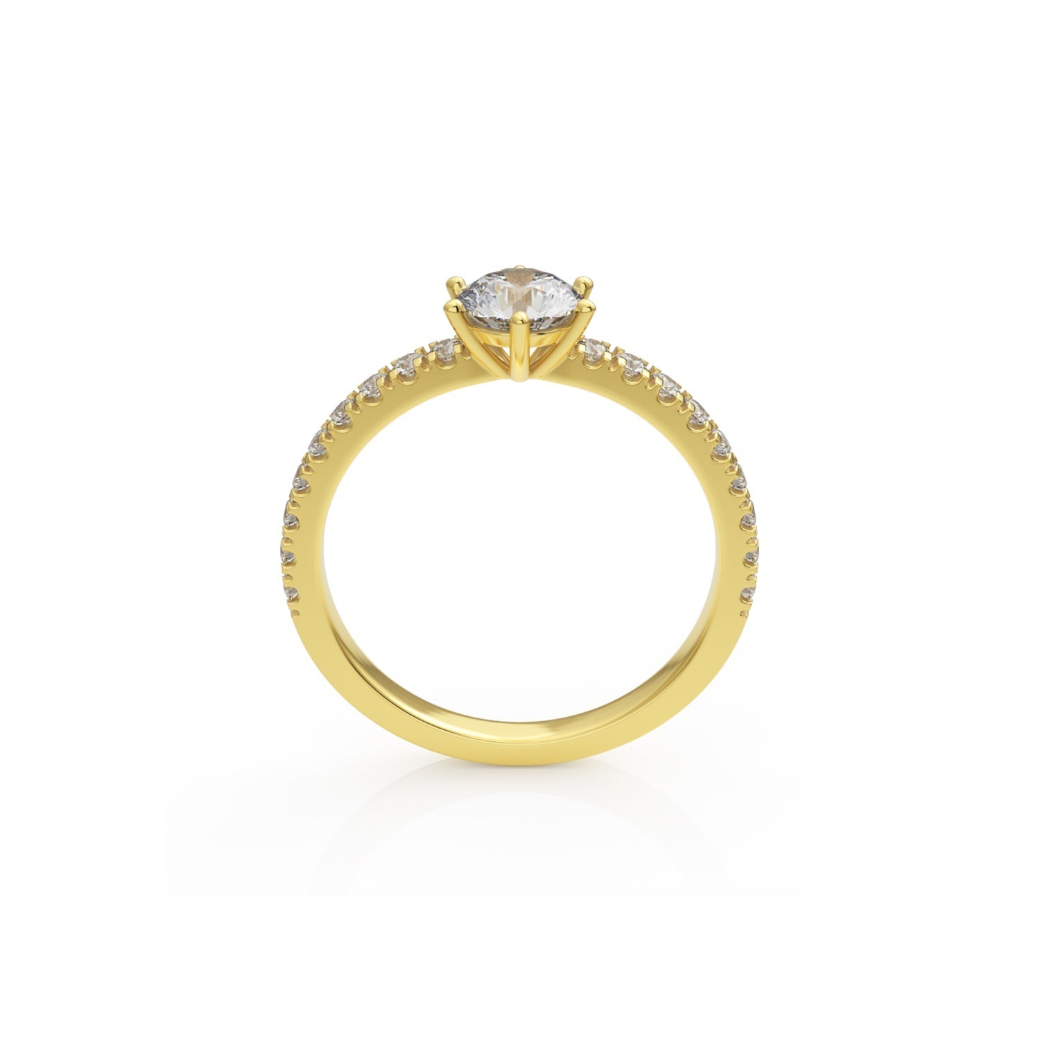 Verlobungsring L'Amour in Gelbgold 14 Karat (585)