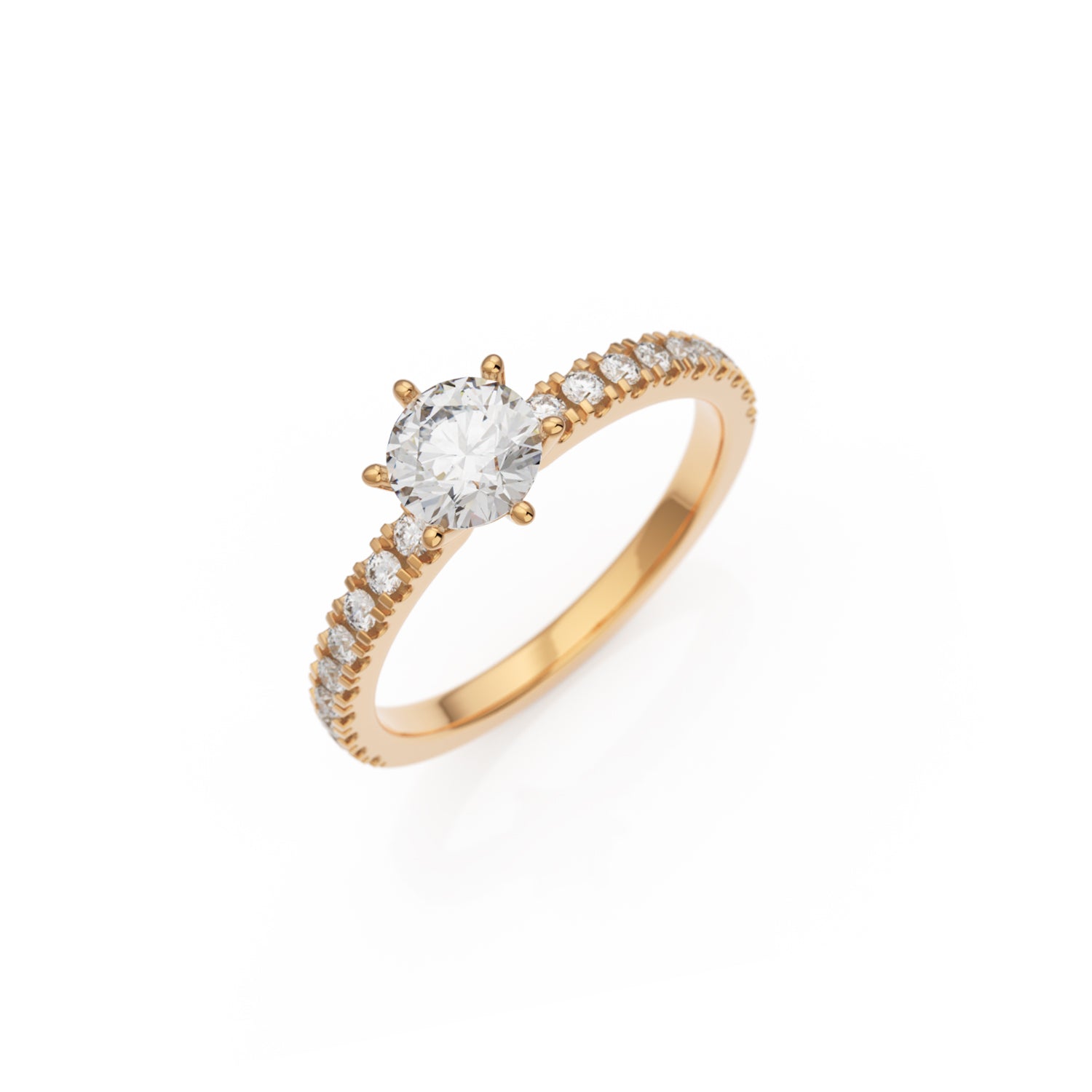 Verlobungsring L'Amour in Roségold 18 Karat (750)