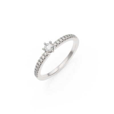 Verlobungsring L'Amour Lab-Grown – Platin (950)