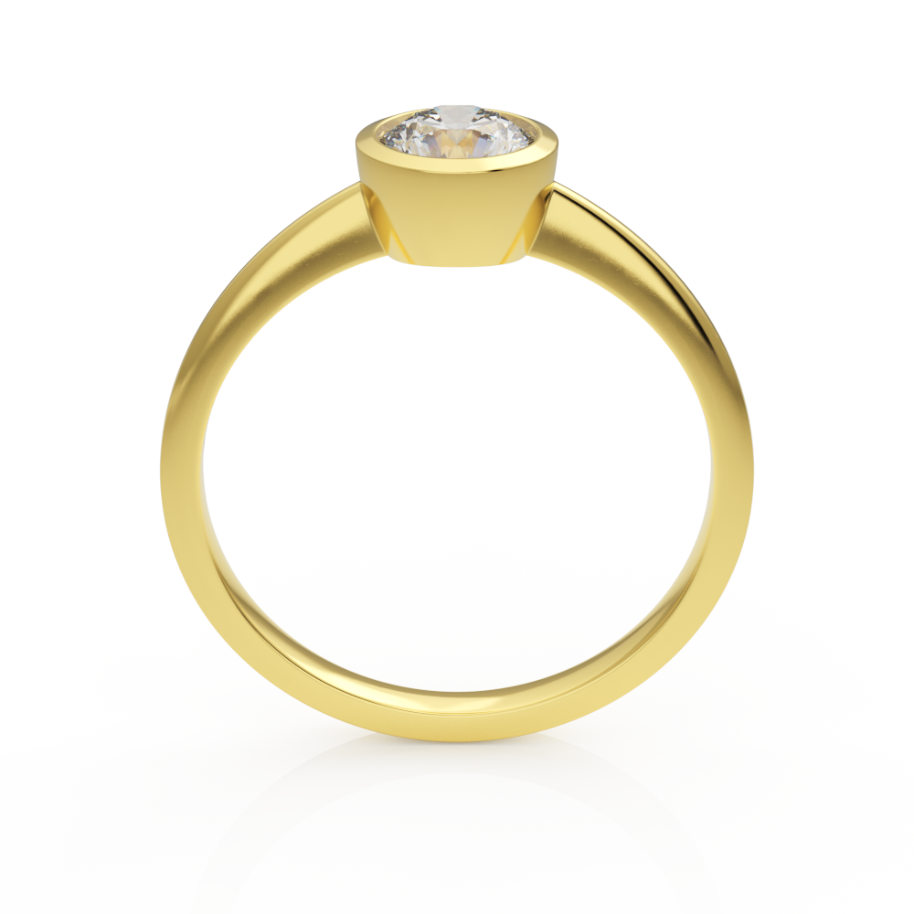 Verlobungsring Ivette in Gelbgold 18 Karat (750) mit Lab-Grown-Diamant