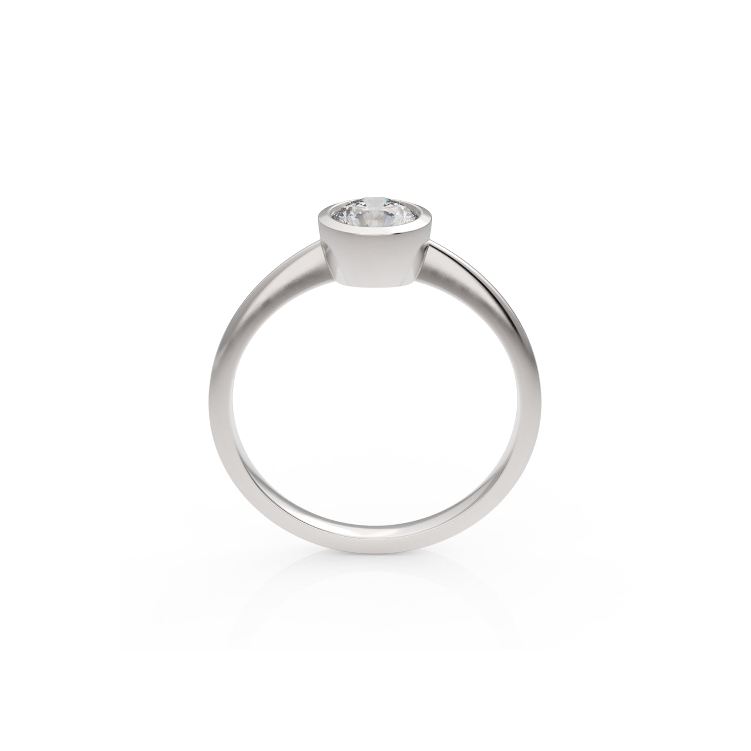 Verlobungsring Ivette in Weißgold 18 Karat (750) mit Lab-Grown-Diamant
