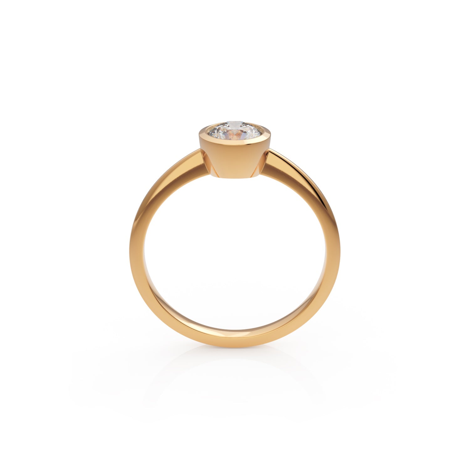 Verlobungsring Ivette in Roségold 14 Karat (585)