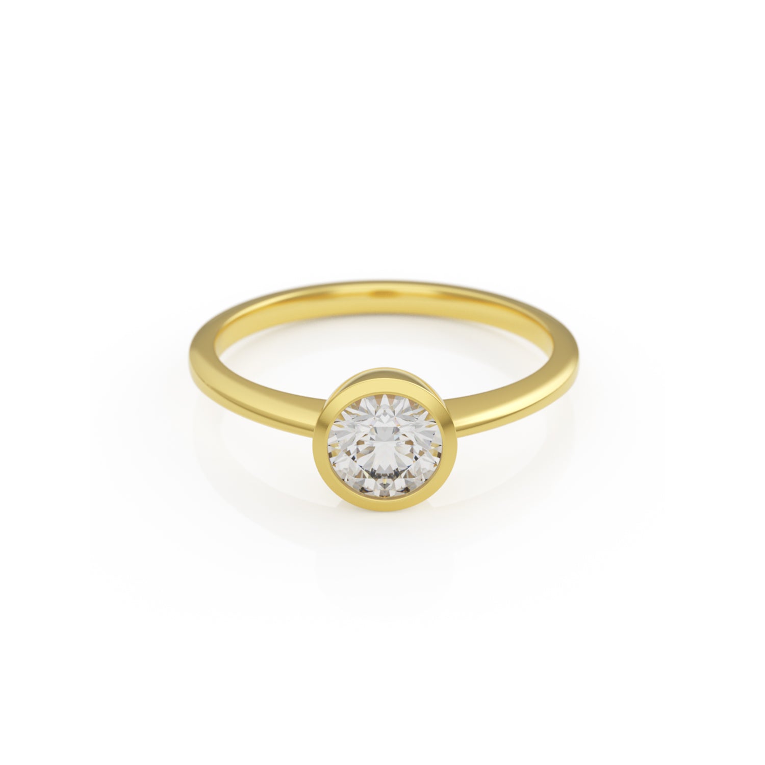 Verlobungsring Ivette in Gelbgold 14 Karat (585)
