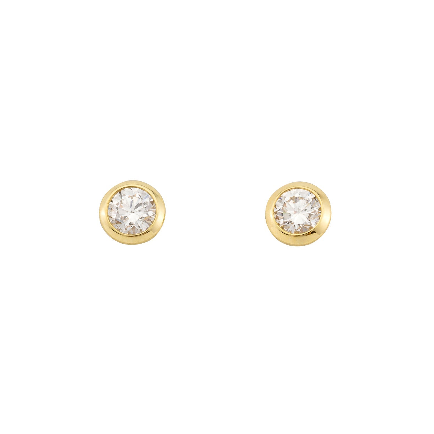 Ohrstecker Ivette in Gelbgold 18 Karat (750) mit Lab-Grown-Diamant