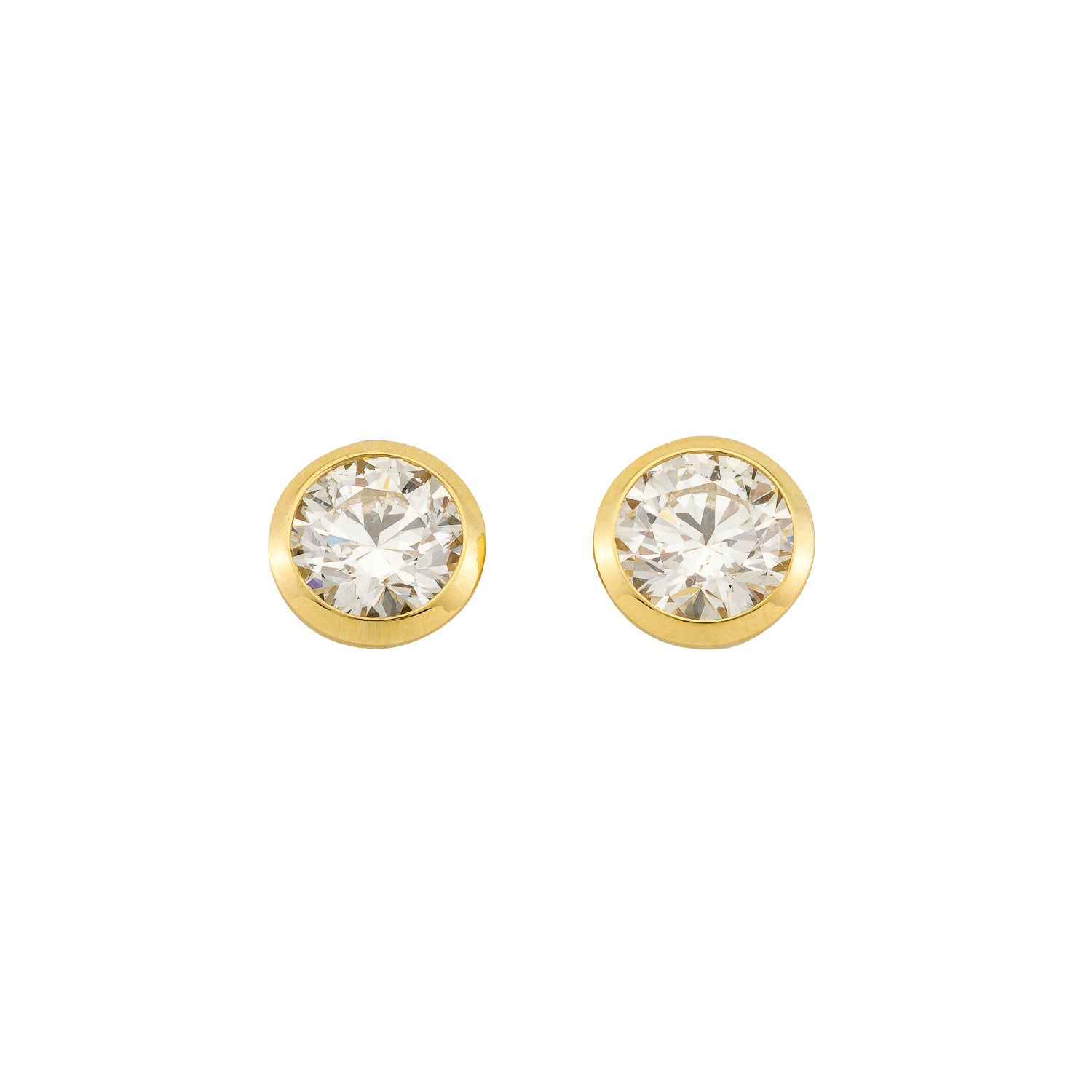 Ohrstecker Ivette in Gelbgold 14 Karat (585) mit Lab-Grown-Diamant