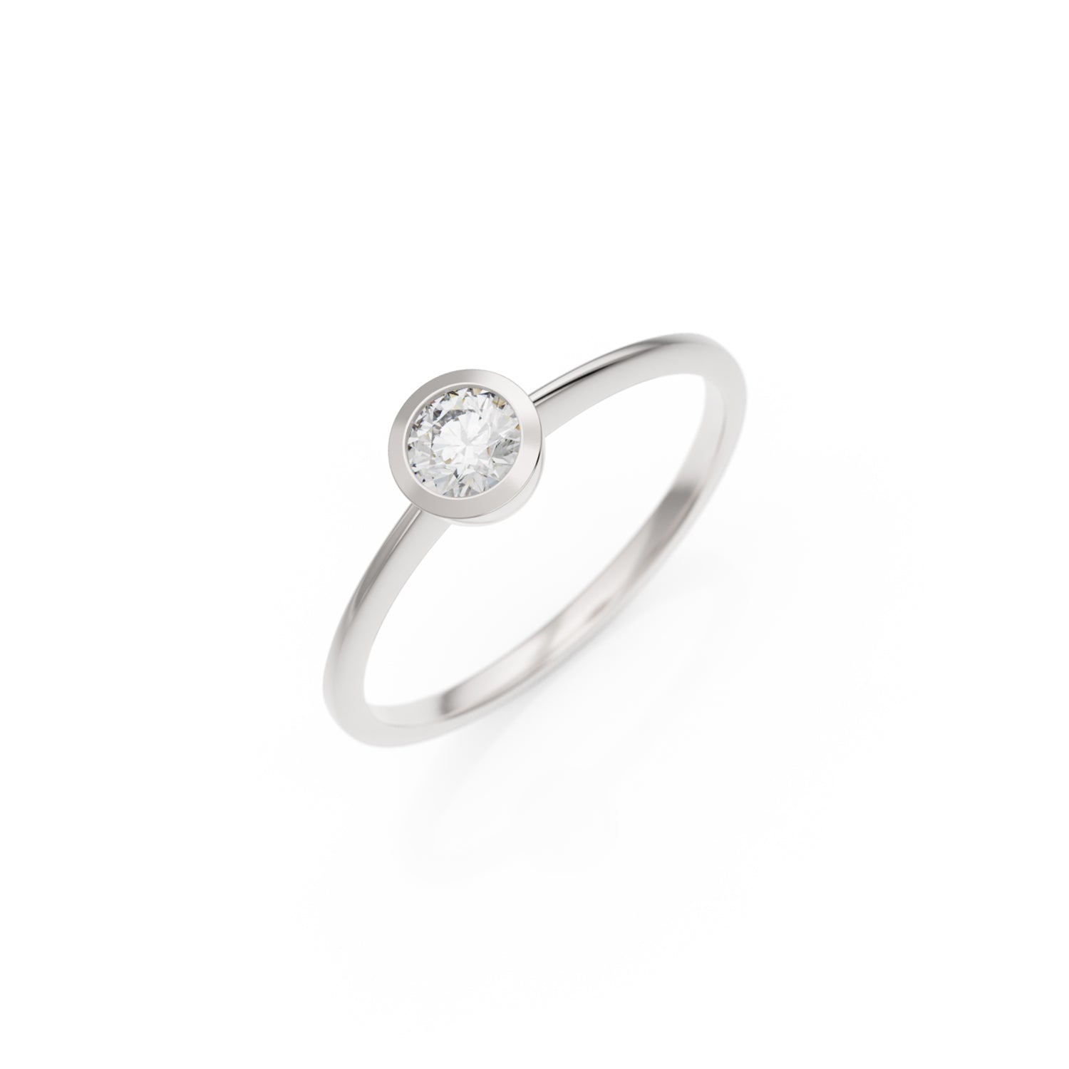 Verlobungsring Ivette in Platin (950) mit Lab-Grown-Diamant