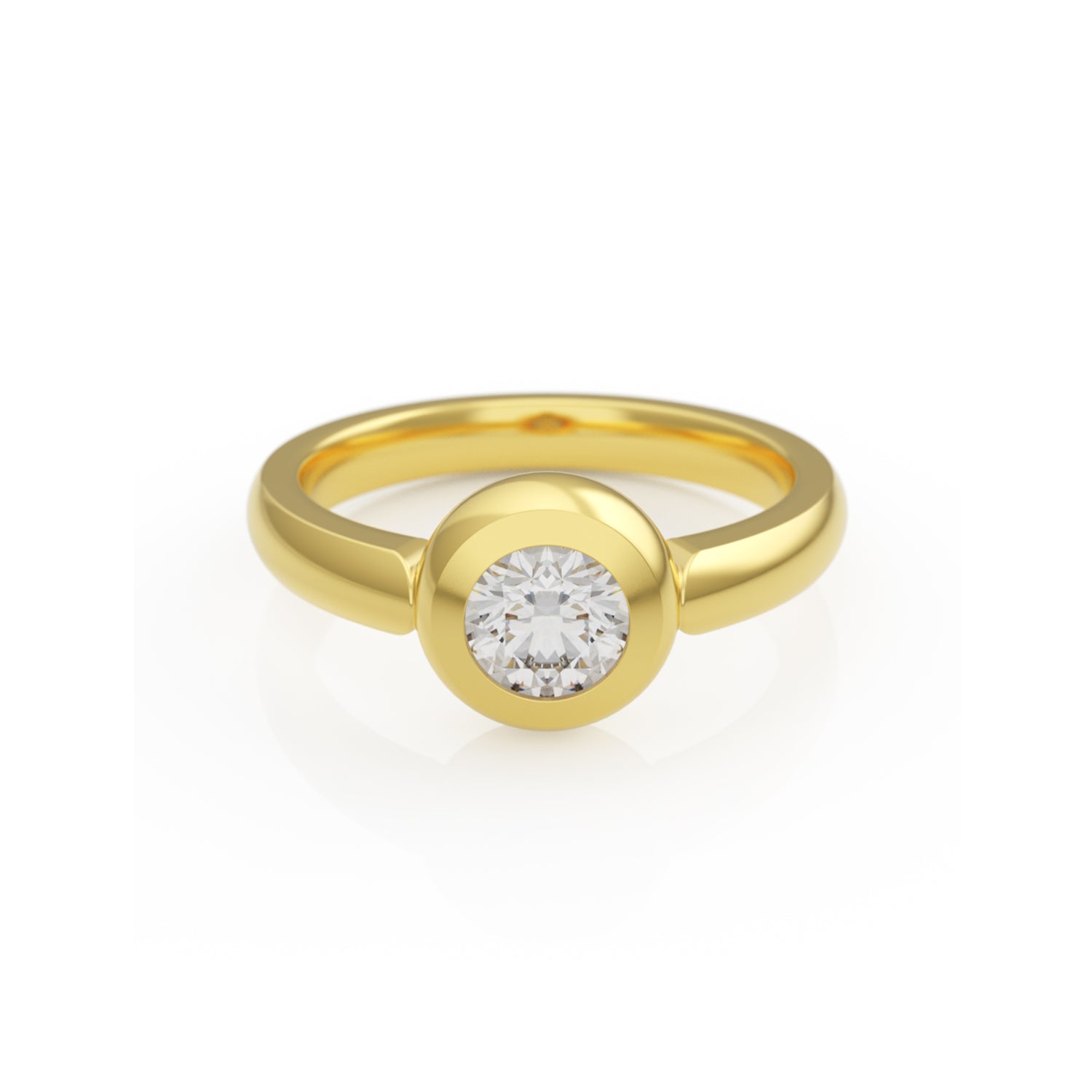 Verlobungsring Larina in Gelbgold 14 Karat (585)
