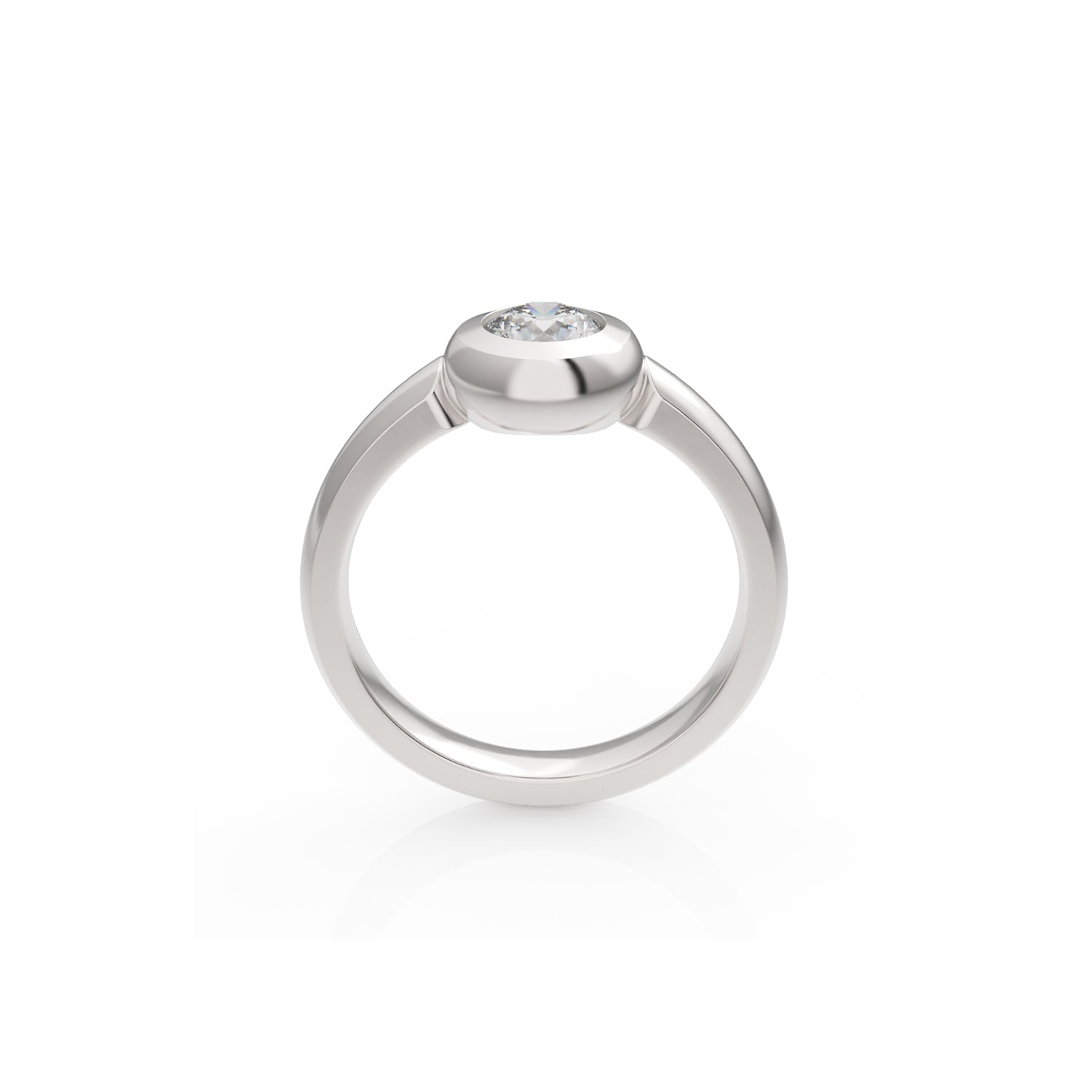 Verlobungsring Larina in Platin (950)